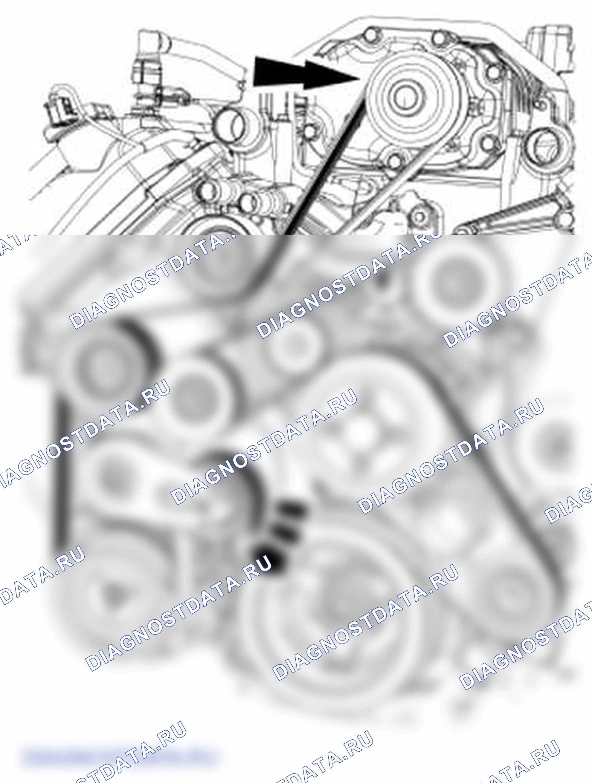 Рис. 1605: Демонтаж. Ford Mustang V рестайлинг