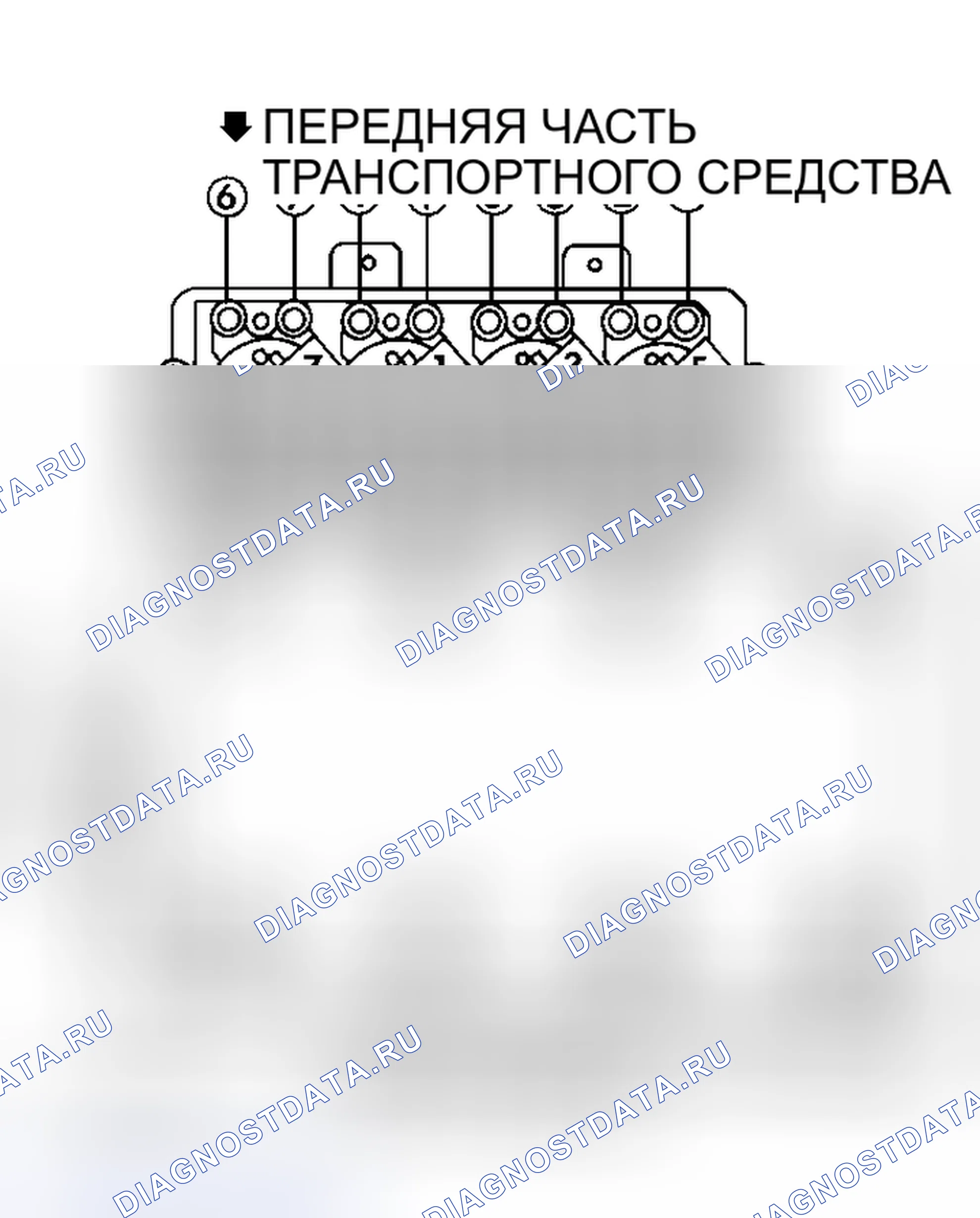 Рис. 8: порядок работы цилиндров (4.0L и 4.6L). Saturn SL II