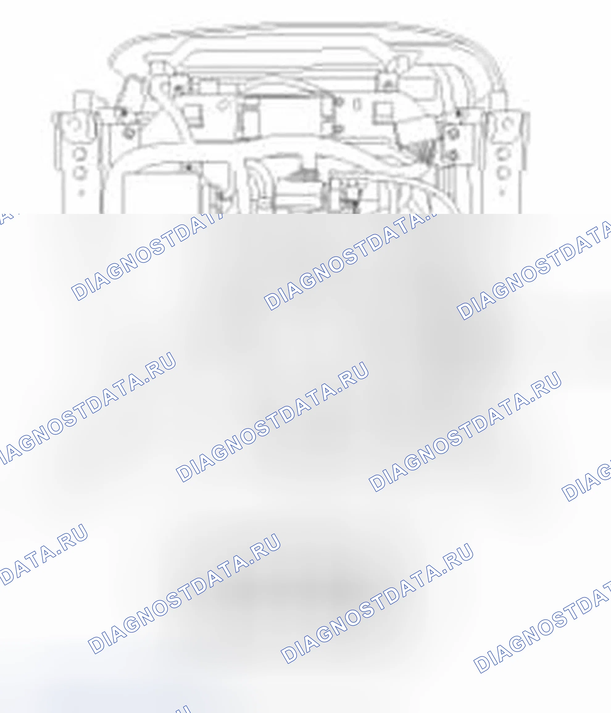 Рис. 46: Концевой выключатель двигателя скольжения. Hyundai Equus II