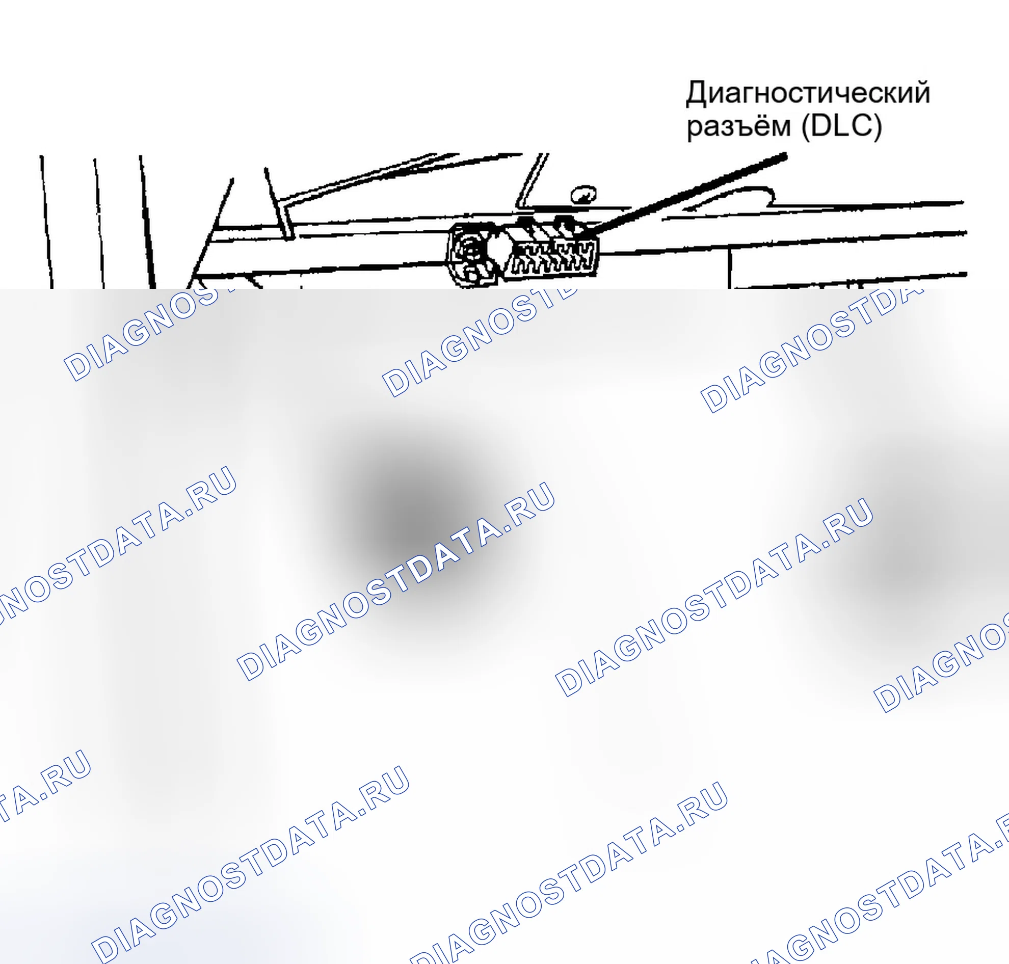 Рис. 74: РАЗЪЕМ КАНАЛА ПЕРЕДАЧИ ДАННЫХ. Chrysler Town & Country IV