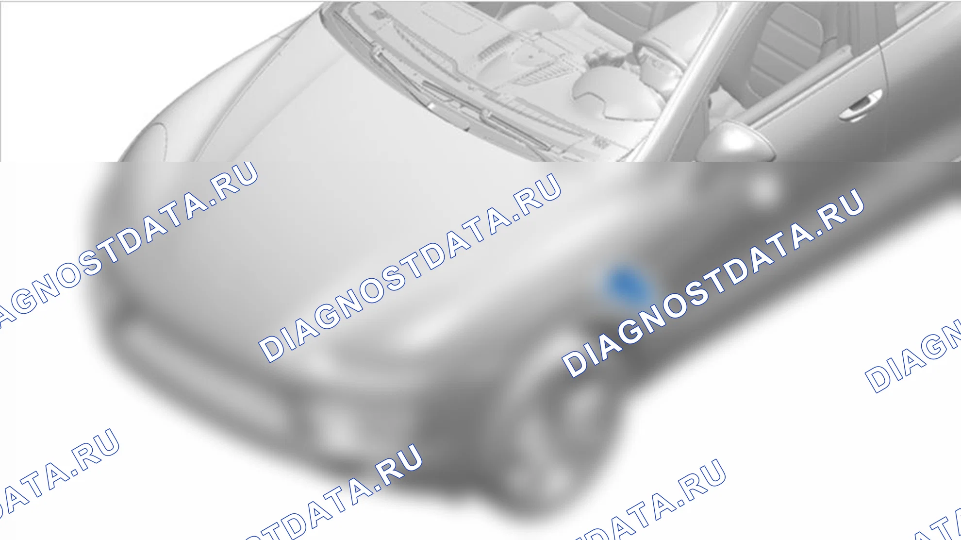 Запорный клапан системы охлаждения двигателя, неисправен. Porsche Cayenne II
