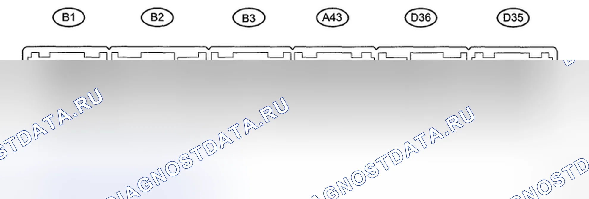 Рис. 408: КЛЕММЫ блока управления (ЭБУ). Toyota Highlander II