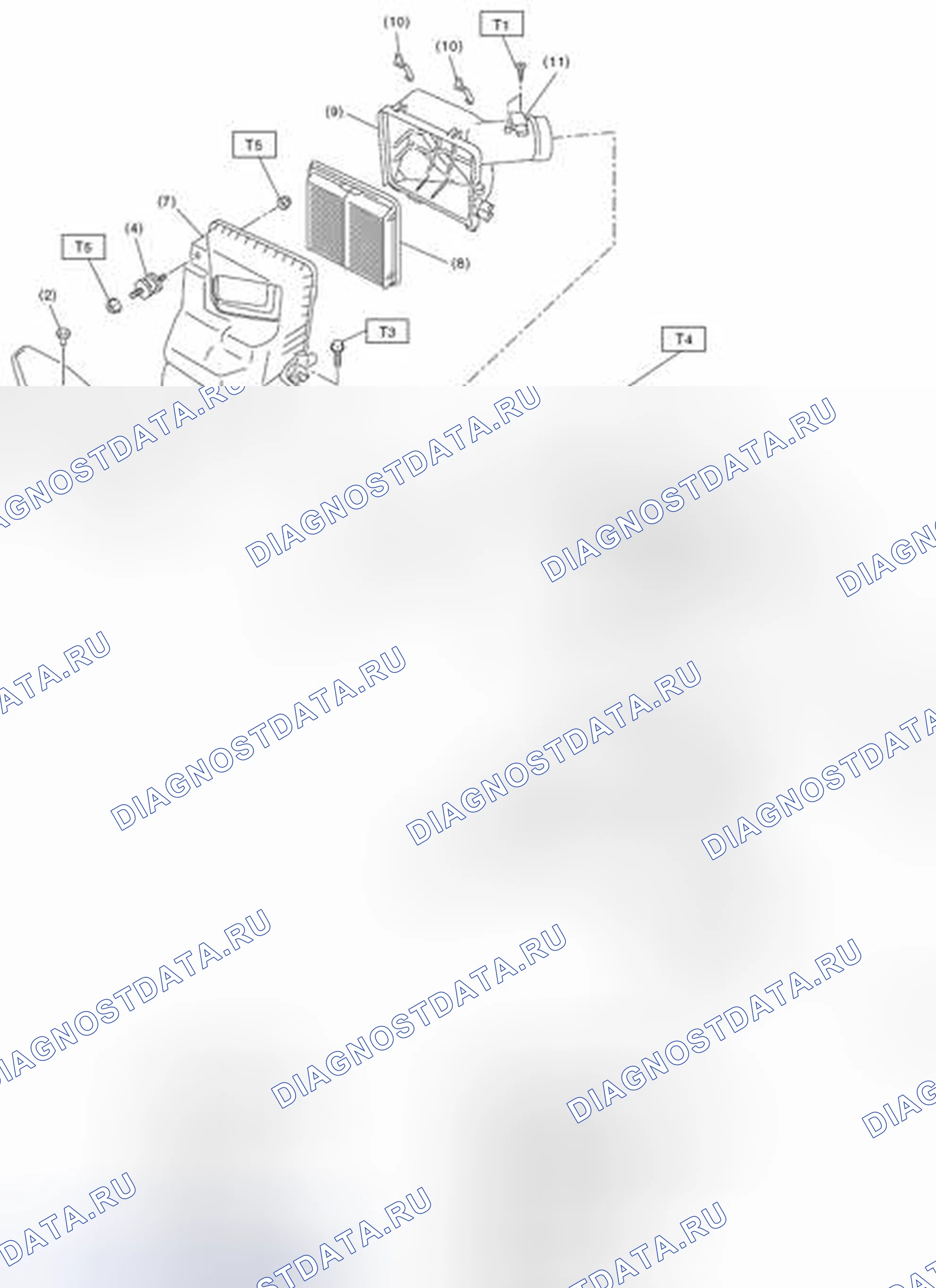 Рис. 690: КОМПОНЕНТ. Subaru Legacy BM/BR рестайлинг