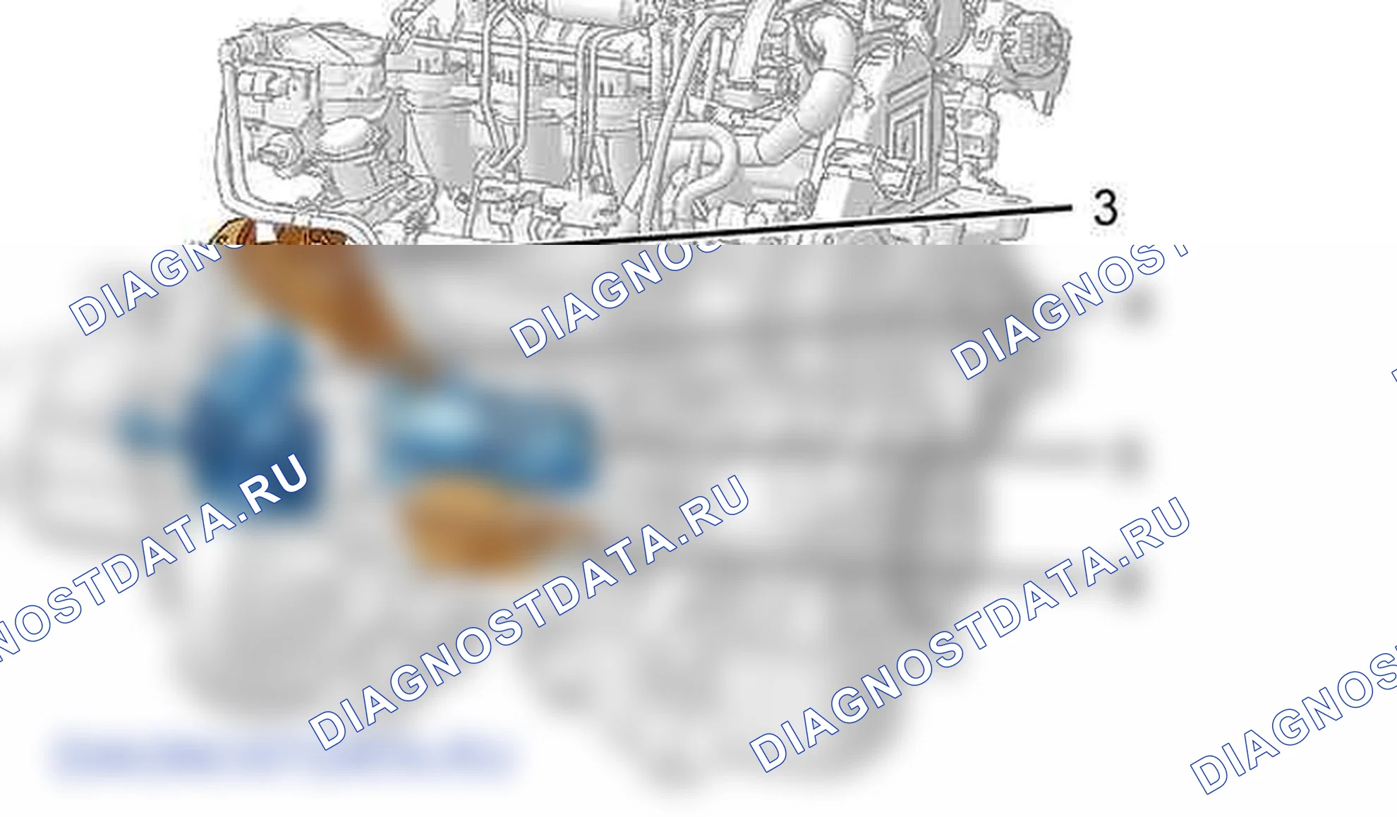 Демонтаж: двигателя — b1bp3hed. Citroen C3 I