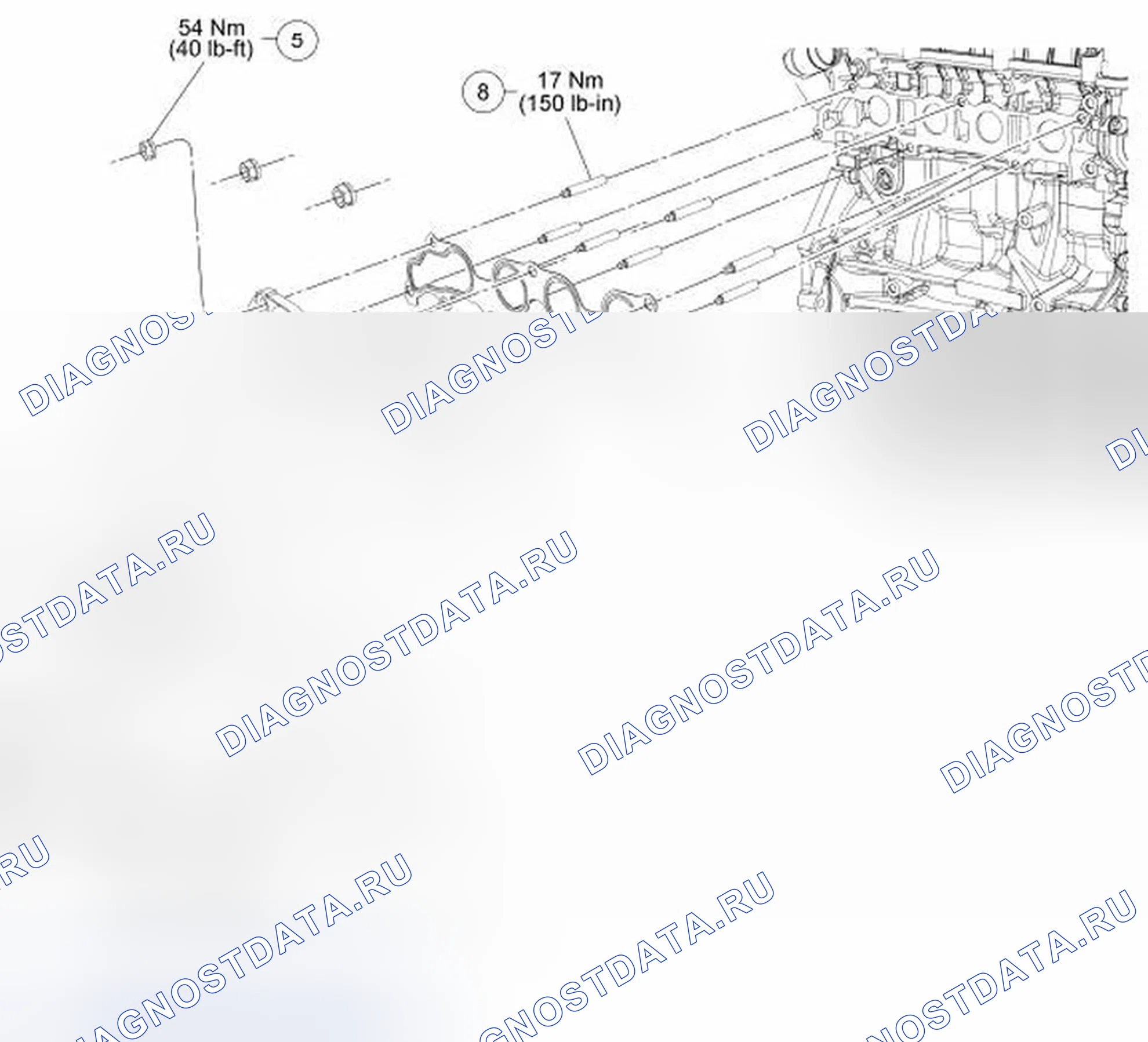 Рис. 140: Выпускной коллектор. Ford Ranger II рестайлинг