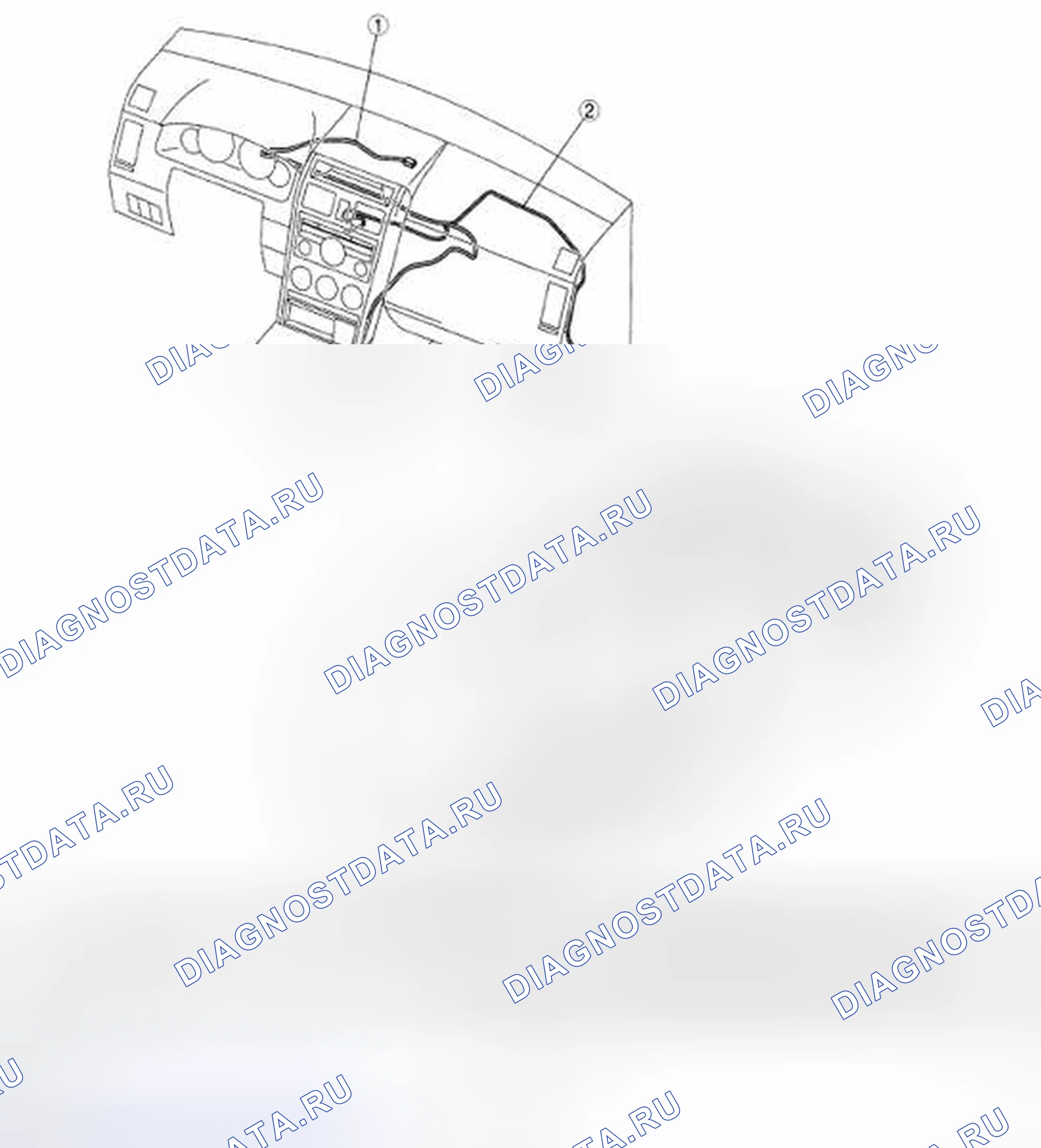 Рис. 8: Антенный фидер. Mazda CX-9 I