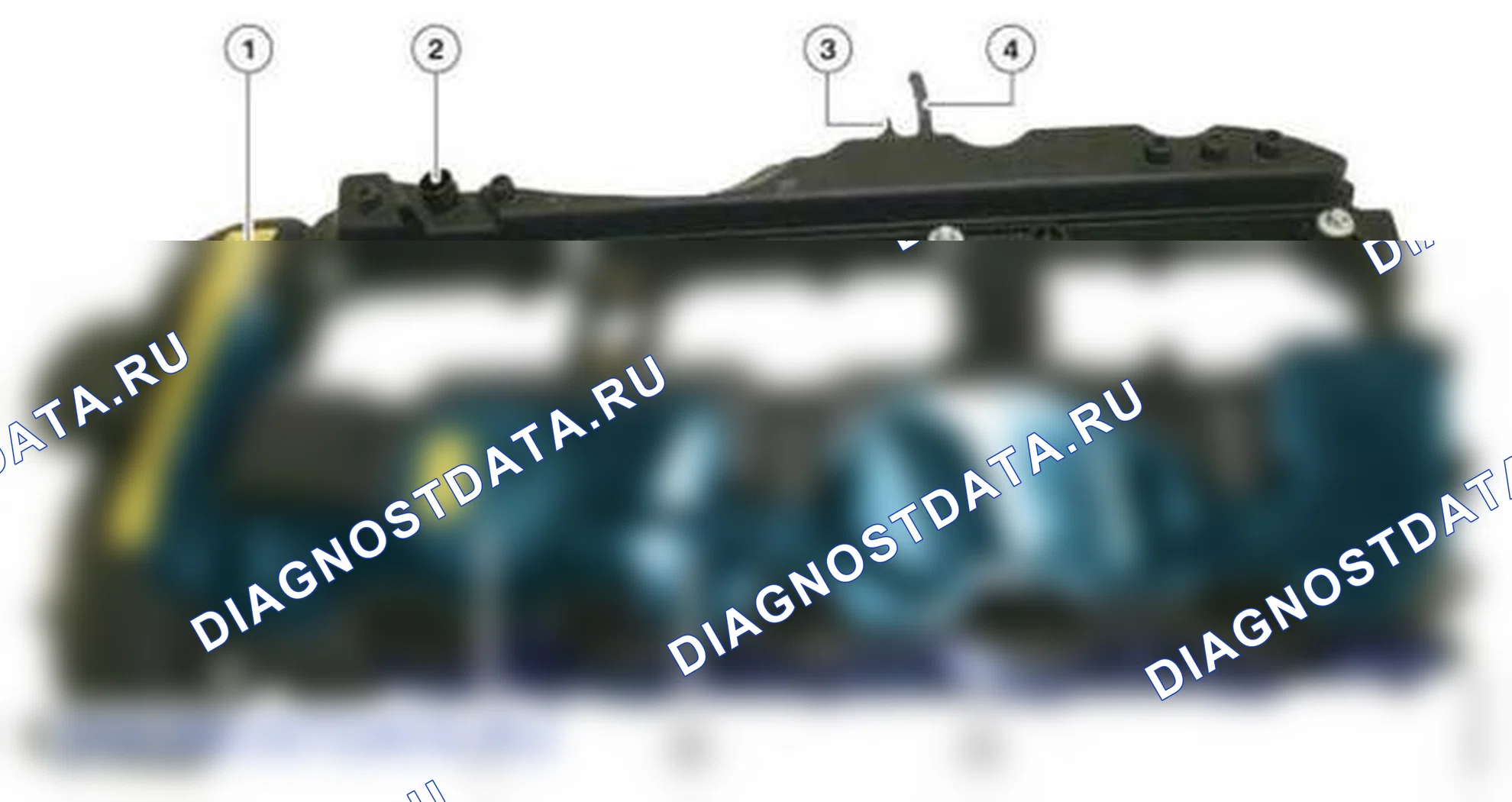 Рис. 24: Крышка головки цилиндров. BMW X3 F25