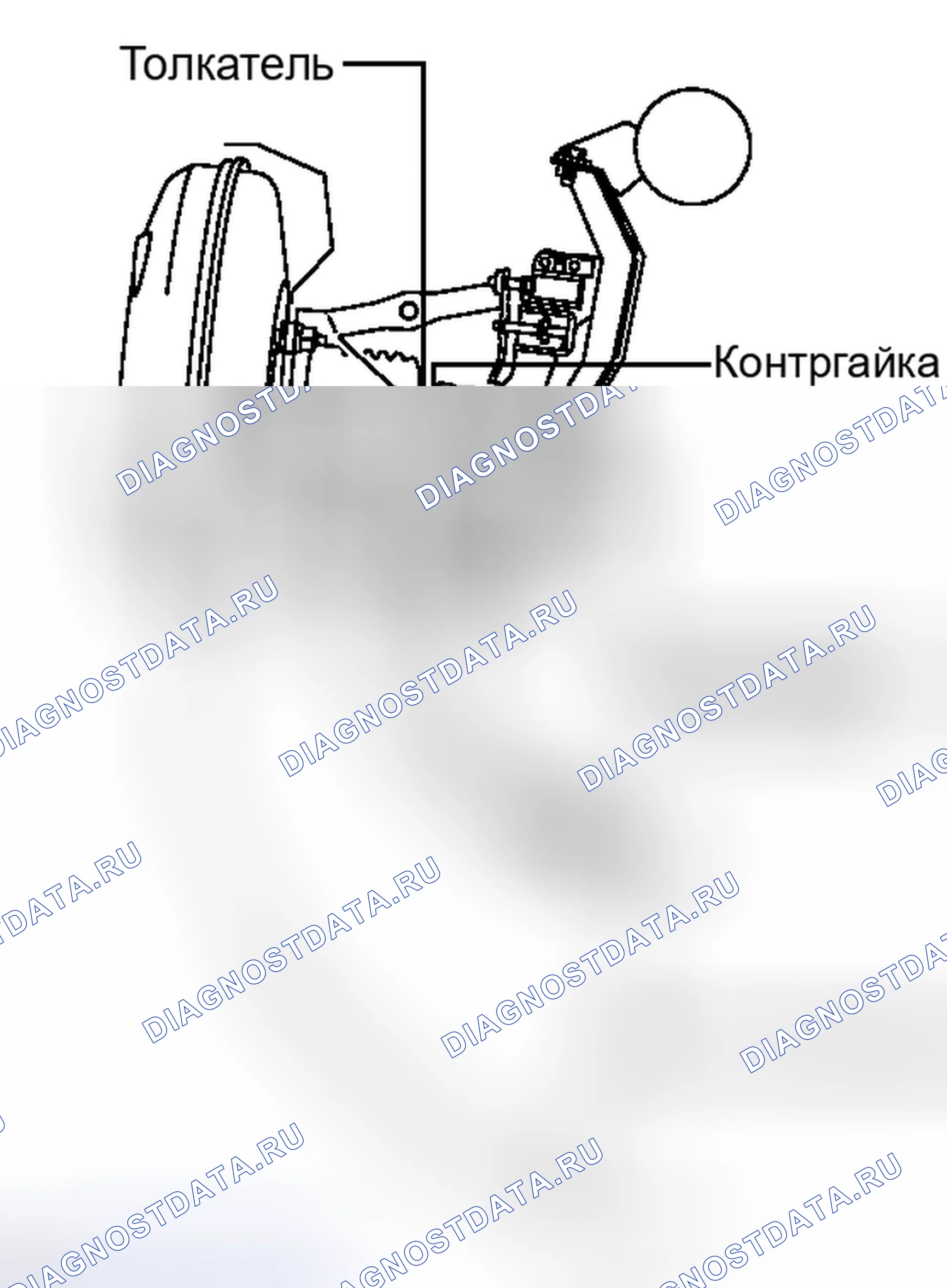 Рис. 34: РЕГУЛИРОВКА механической и гидравлической части тормозного систем. Toyota RAV4 III рестайлинг