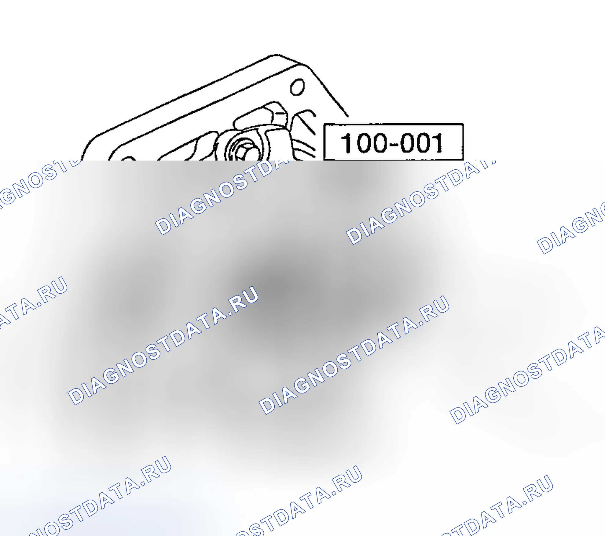 Рис. 274: Позиция 1. Демонтаж уплотнения выходного вала. Примечание. Ford Explorer III