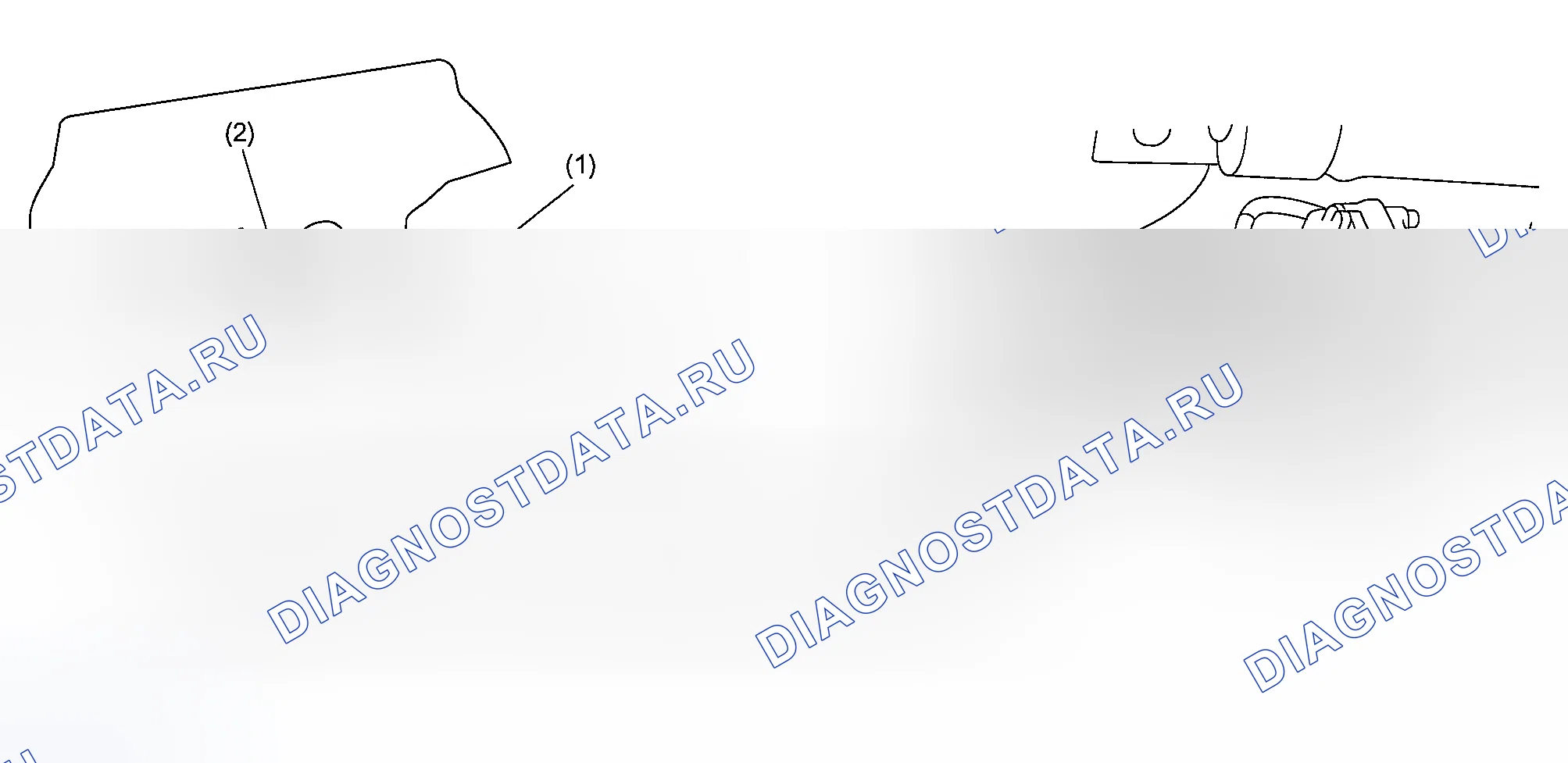 Рис. 91: РАБОТА СИСТЕМЫ БЛОКИРОВКИ ПЕРЕКЛЮЧЕНИЯ ПЕРЕДАЧ. Subaru Forester SG