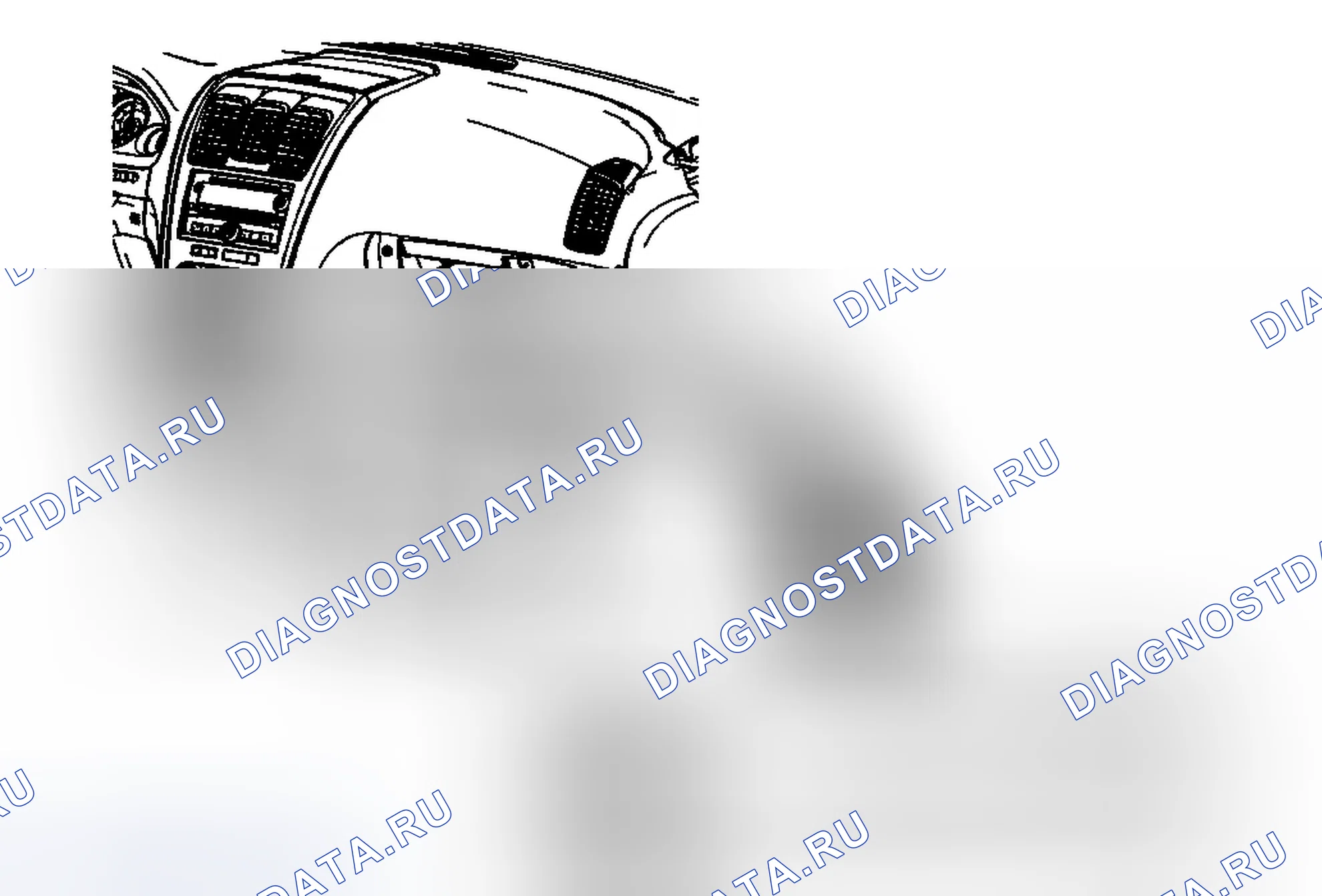 Рис. 149: Замена отсека приборной панели (Acadia). Chevrolet Traverse I