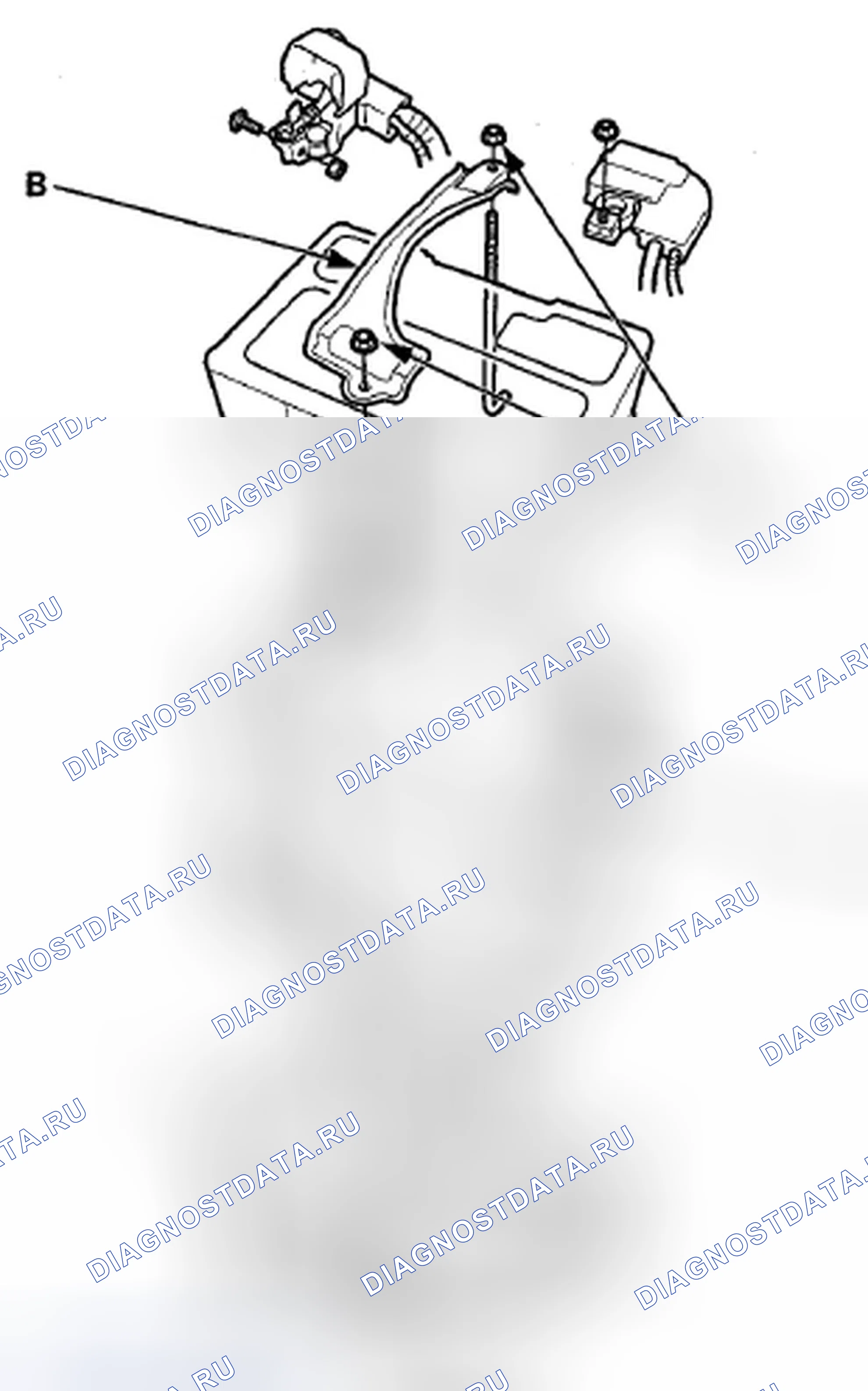 Рис. 1222: Демонтаж. Acura ZDX I