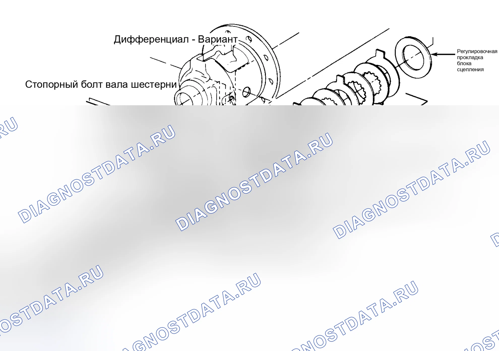 Рис. 1: ОПИСАНИЕ дифференциалов и приводов. Hyundai Lantra II