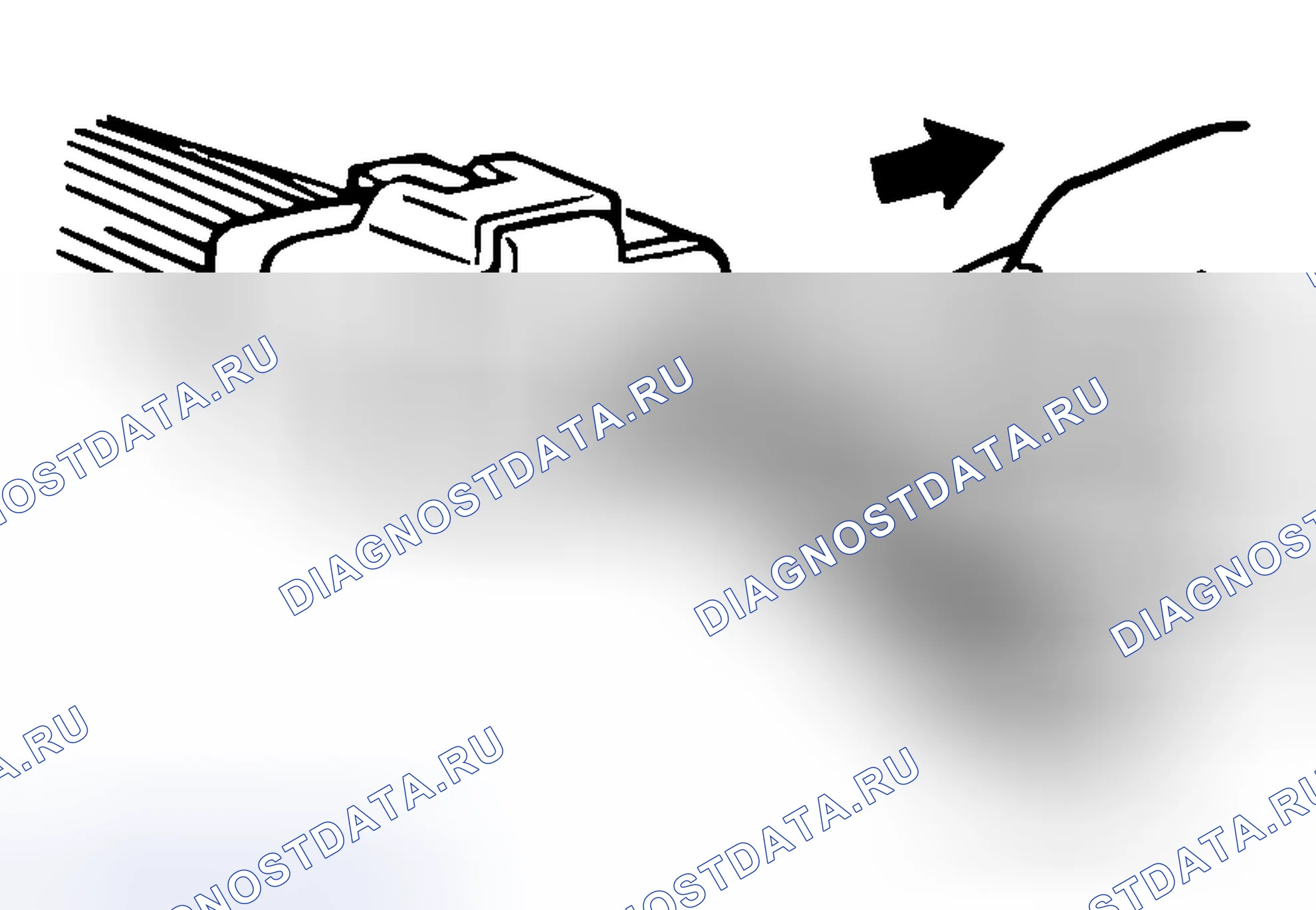 Рис. 12: НЕПРАВИЛЬНАЯ ПРОВЕРКА ЗАЦЕПЛЕНИЯ КЛЕММ. Mitsubishi Endeavor I