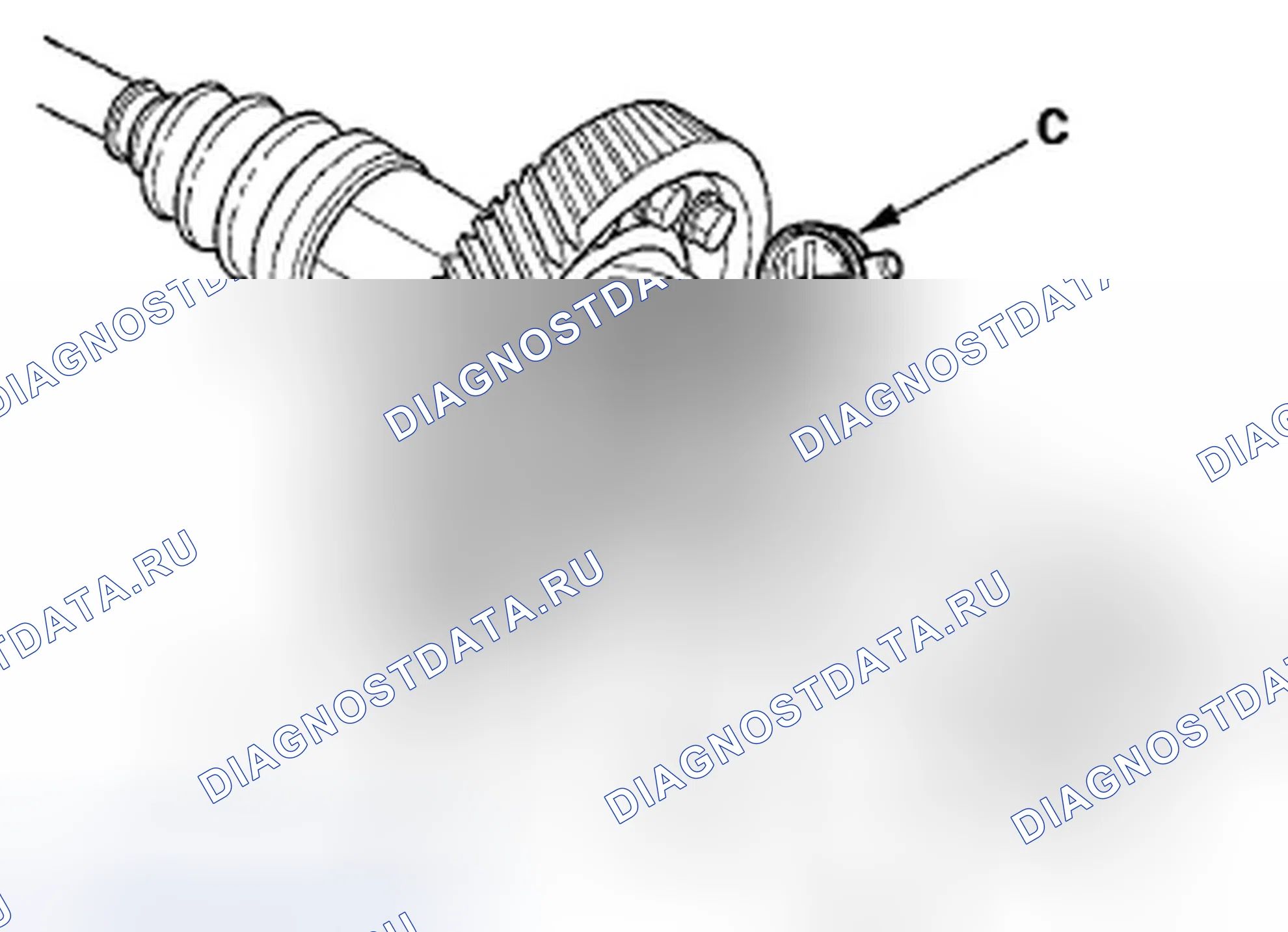 Рис. 27: Проверка люфтов. Honda Fit GE