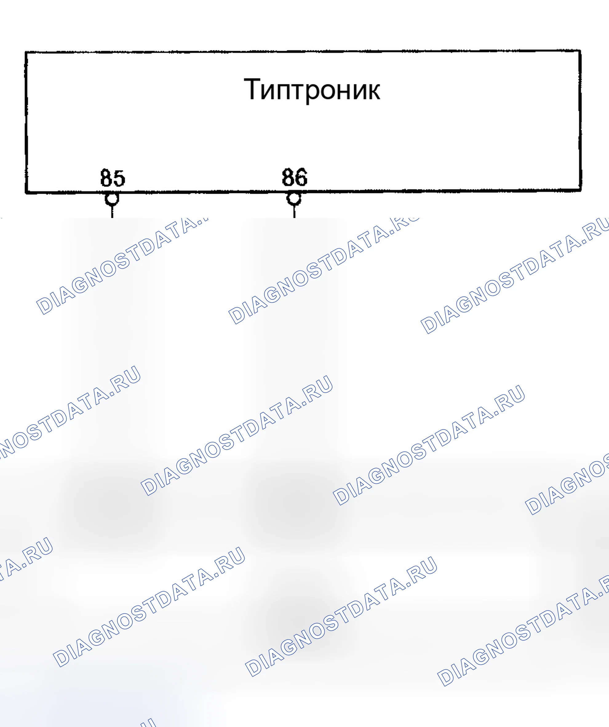 Рис. 288: Схема подключения. Porsche Boxster 986