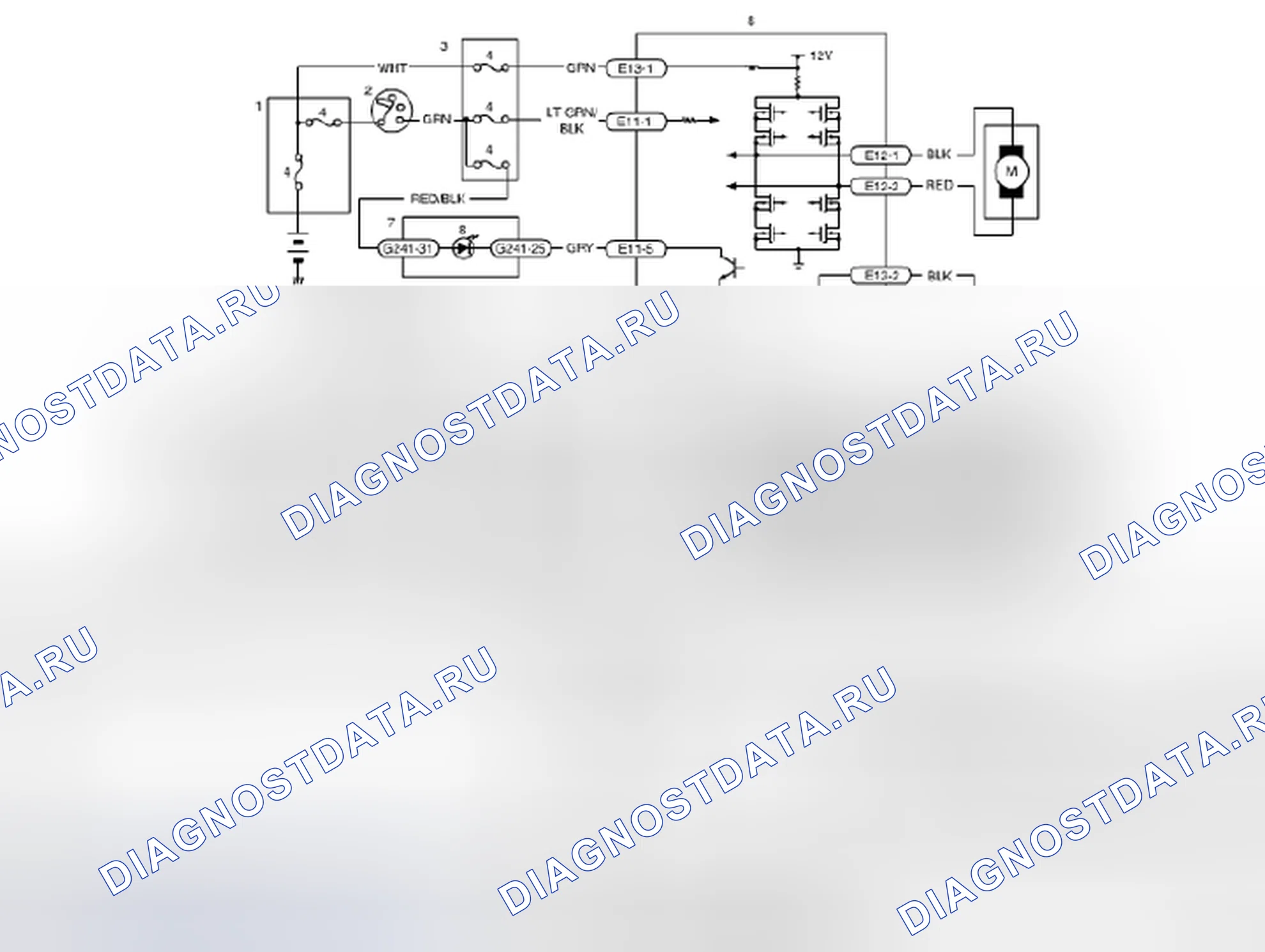 Рис. 9: электросхема. Suzuki SX4 I