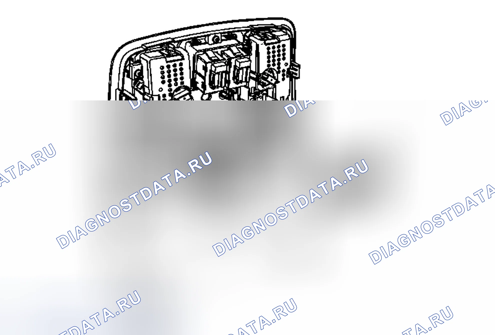 Рис. 14: Замена кнопки датчика открывания двери гаража. Chevrolet Malibu VIII рестайлинг