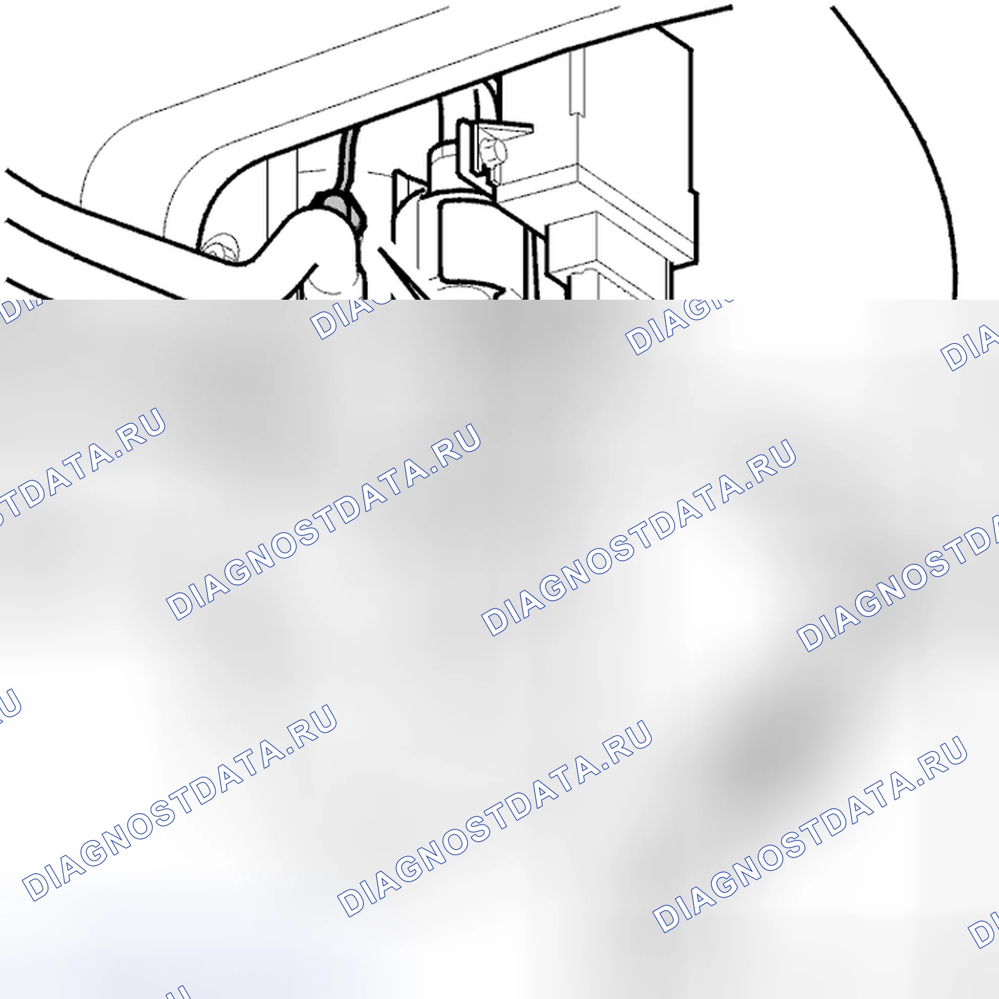 Рис. 243: Снятие запальной свечи. Volvo XC70 I рестайлинг