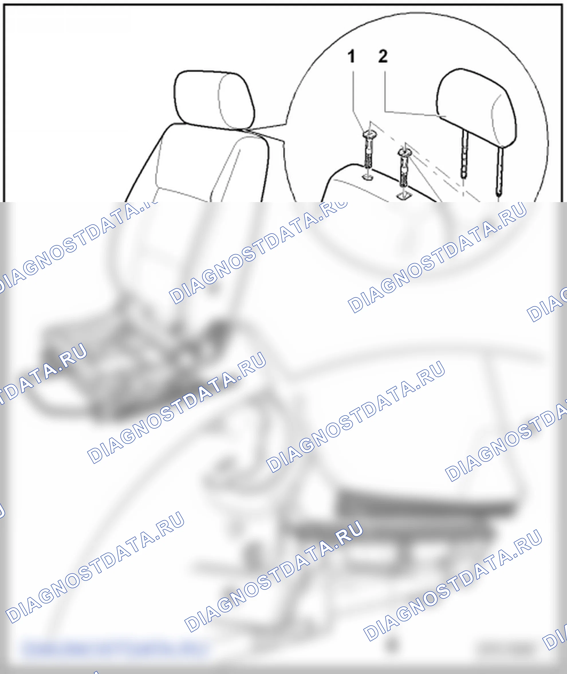 Подушки и обивки передних сидений. Volkswagen Transporter T5