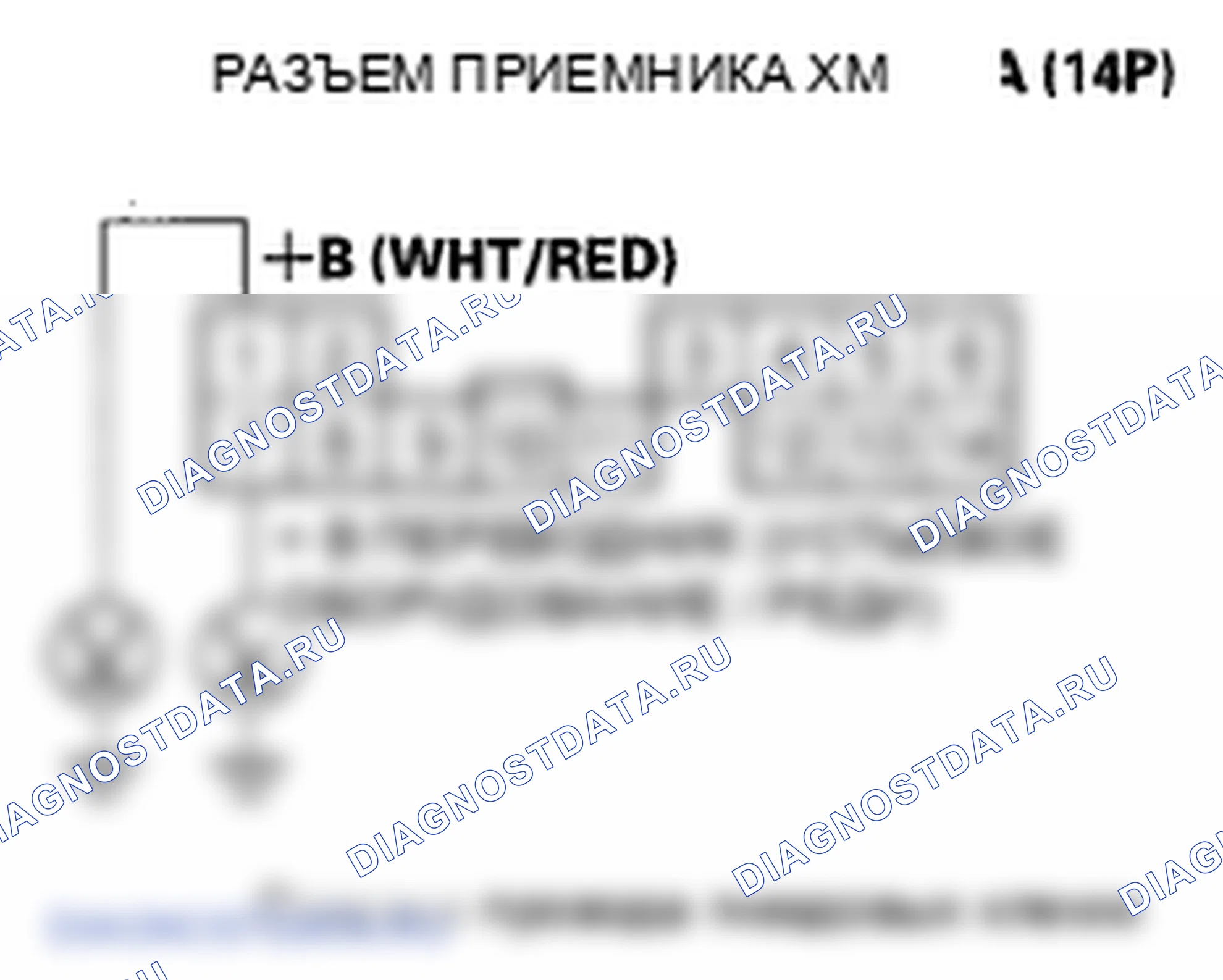 Рис. 124: Радиодисплей Xm пуст и информация о станции не отображается (с навигацией). Honda Element YH2 рестайлинг 2