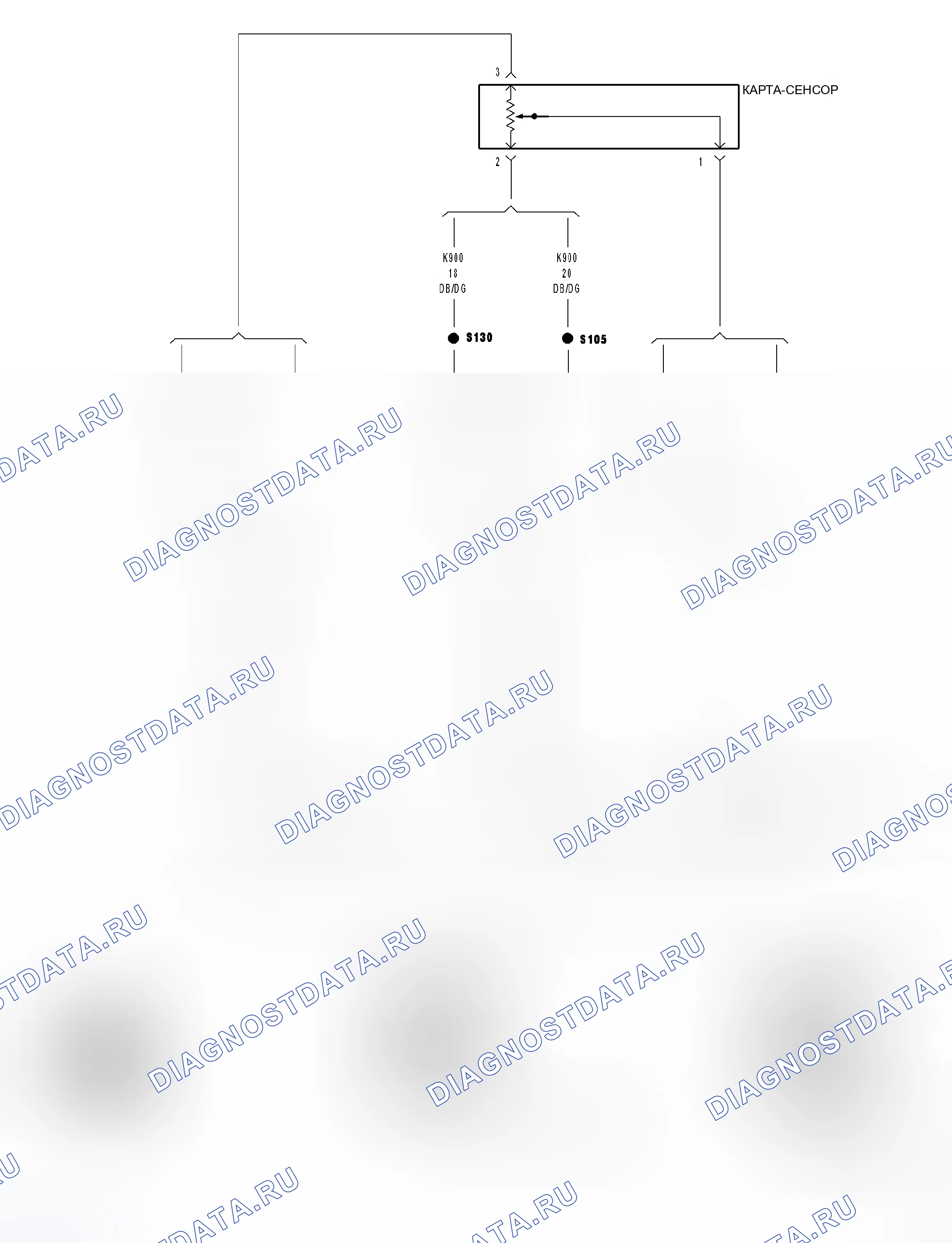 Рис. 61: Принципиальная схема. Dodge Durango II рестайлинг
