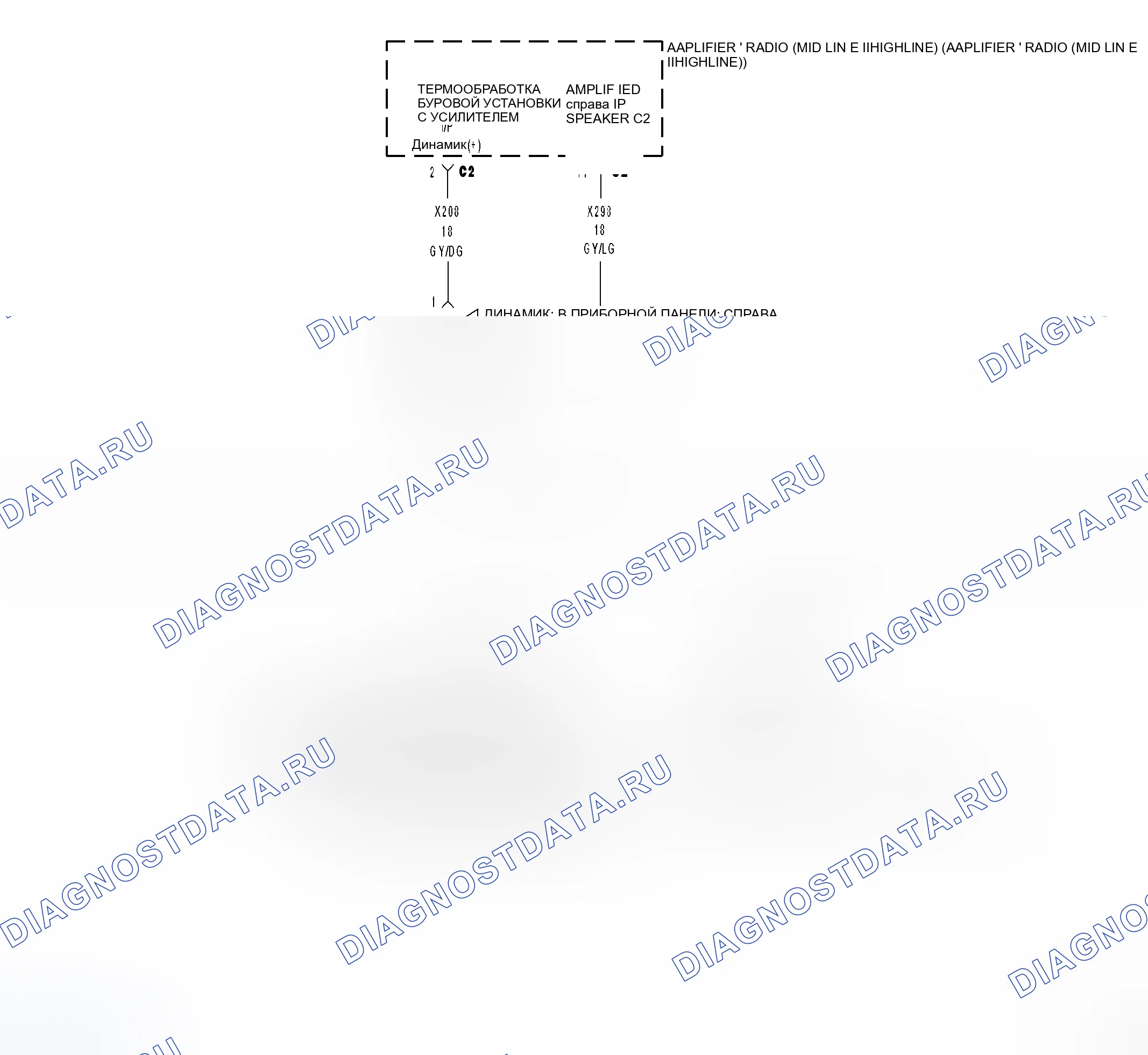 Рис. 6: Принципиальная схема. Chrysler Town & Country V
