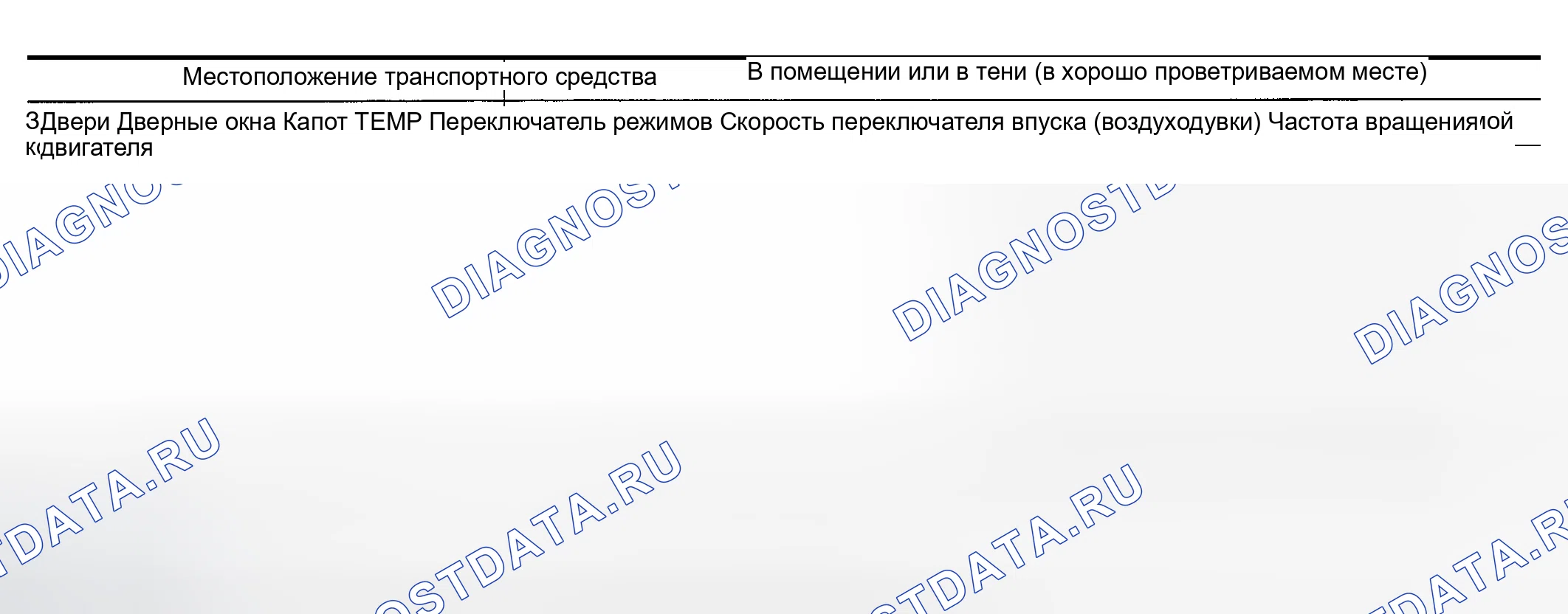 Рис. 104: Условия проведения испытаний. Nissan Altima L31