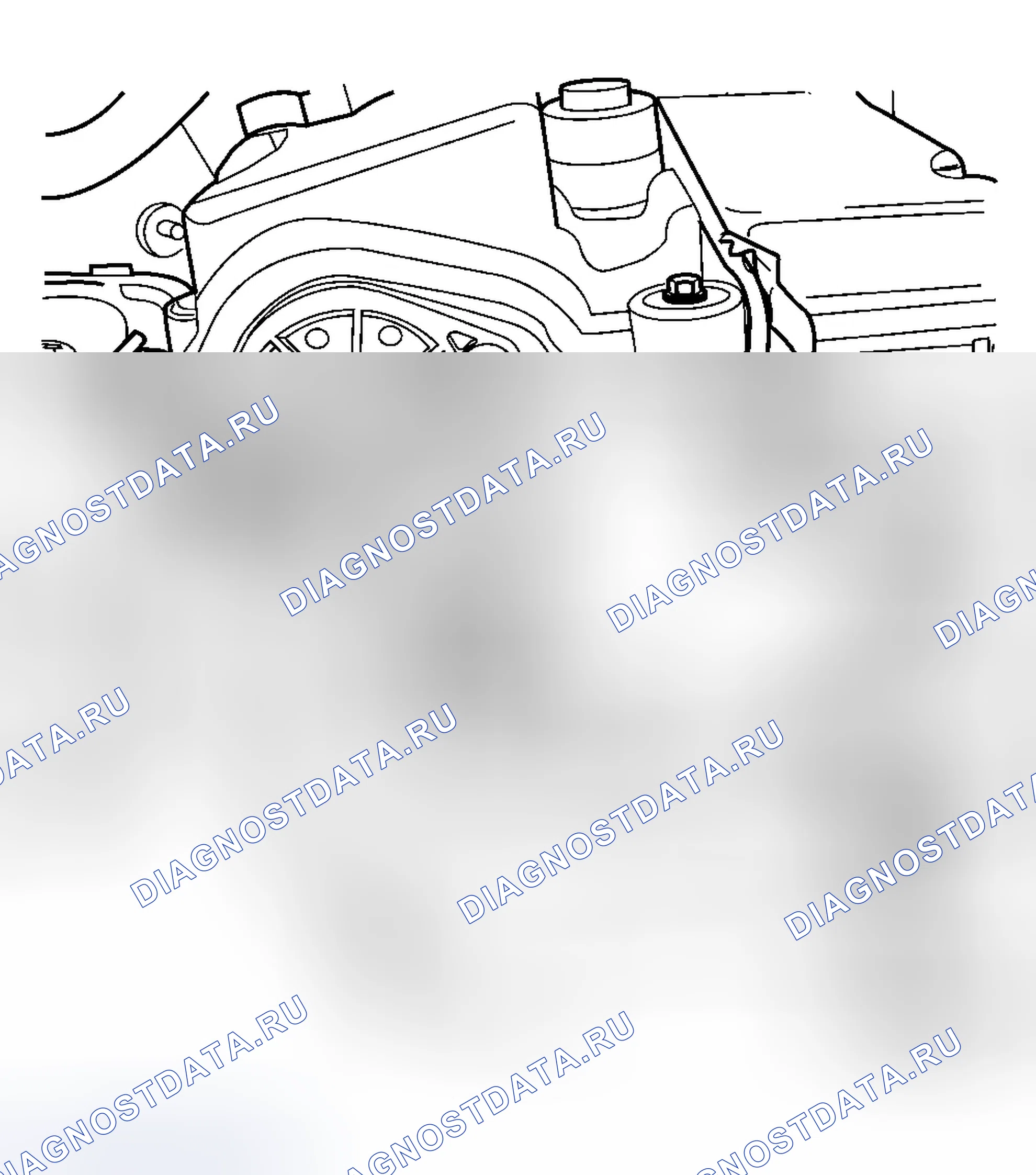 Рис. 7: ДЕМОНТАЖ - 2.4L. Dodge Grand Caravan IV