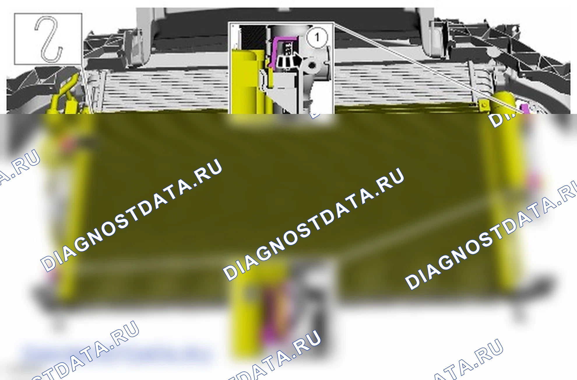 Как снять и установить радиатор. Ford Grand C-MAX II рестайлинг