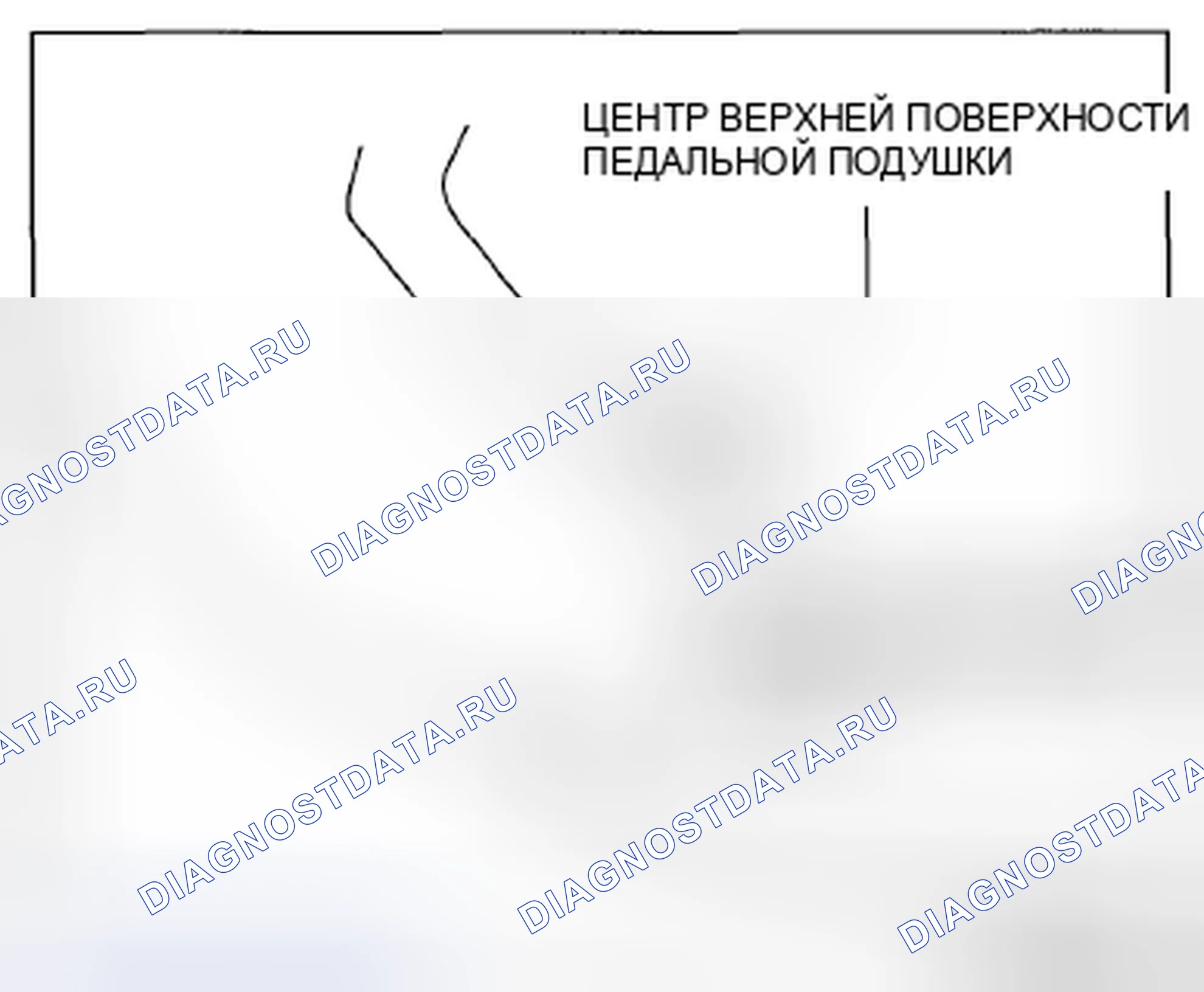 Рис. 4: Проверка высоты педали. Mazda CX-5 I