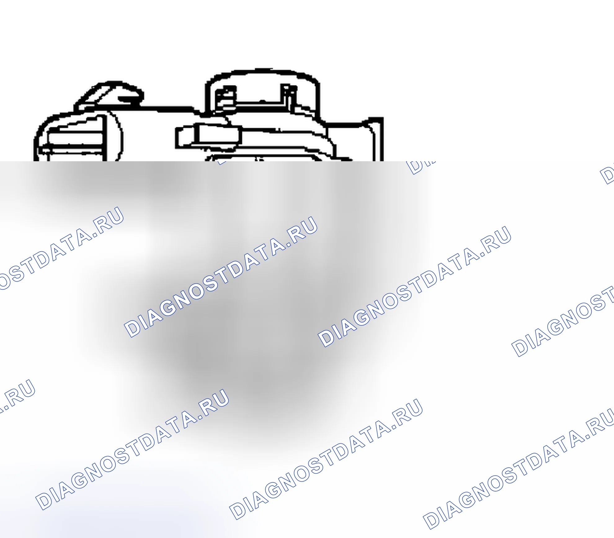 Рис. 105: Электромагнит перепуска воздуха. Hyundai Porter IV