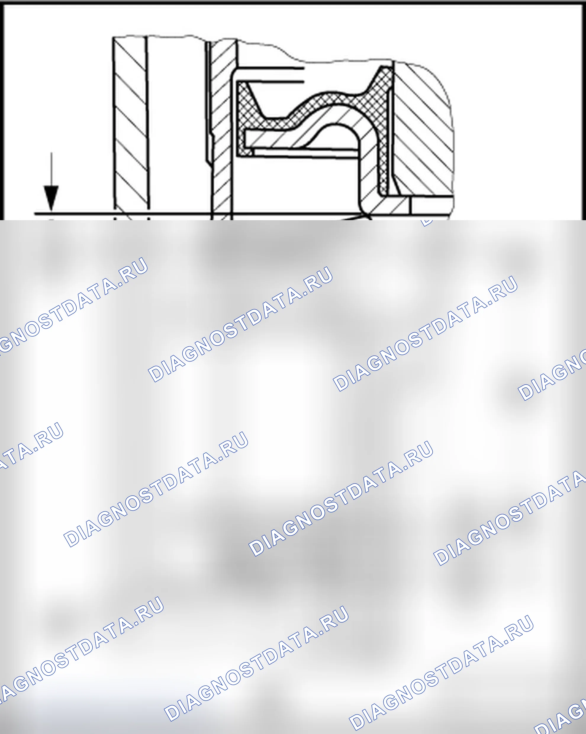 Рис. 88: ПРОКЛАДКА A, ОПРЕДЕЛЕНИЕ ТОЛЩИНЫ. Volkswagen New Beetle A4