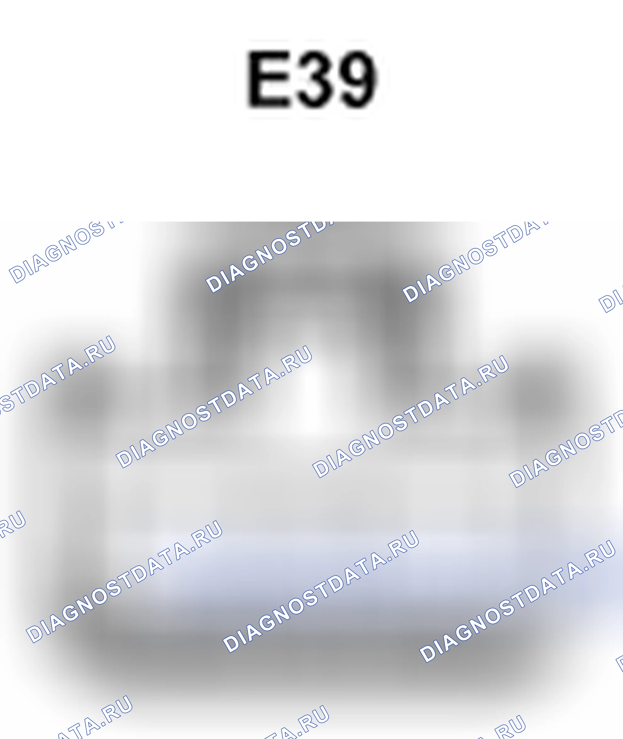 Рис. 454: Вид с торца соединителя двигателя воздуходувки (E39). Toyota Camry XV40
