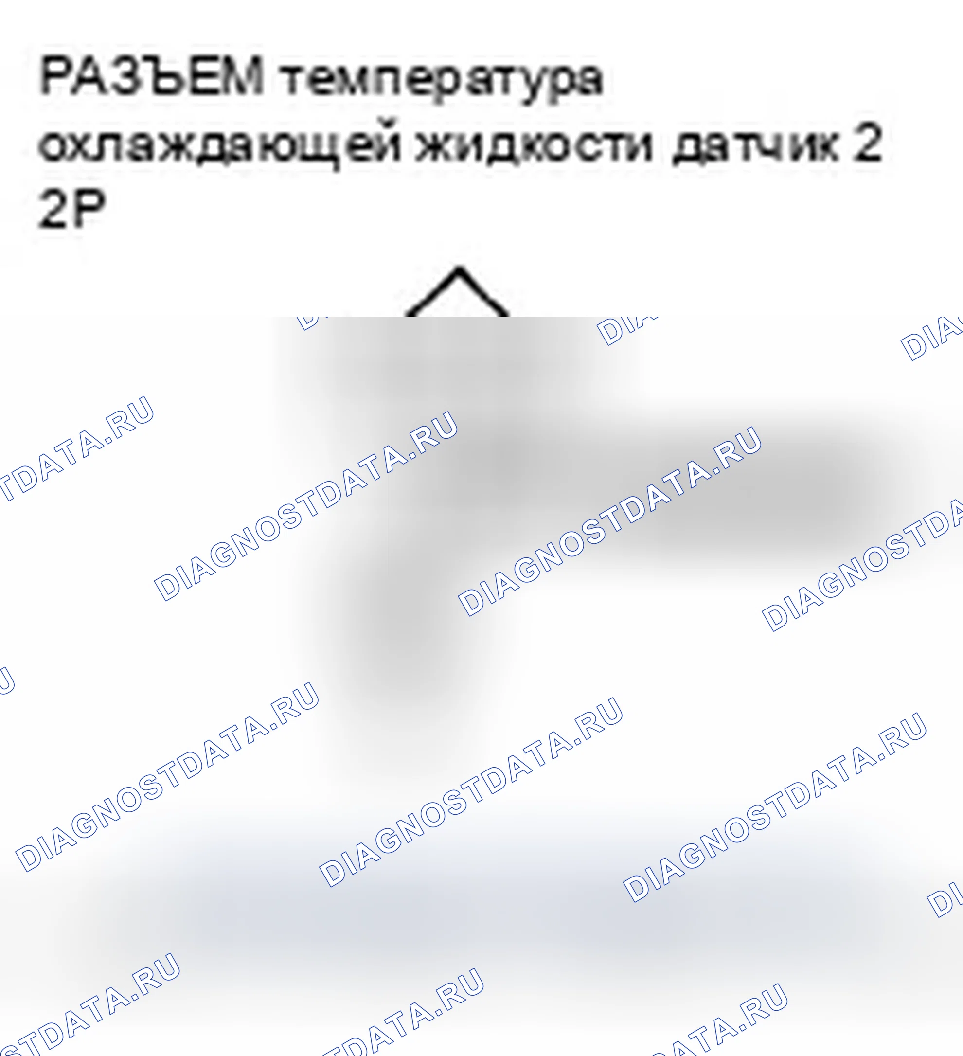 Рис. 220: расшифровка кода ошибки P2184: Низковольтная цепь датчика 2 температура охлаждающей жидкости. Honda Ridgeline I рестайлинг