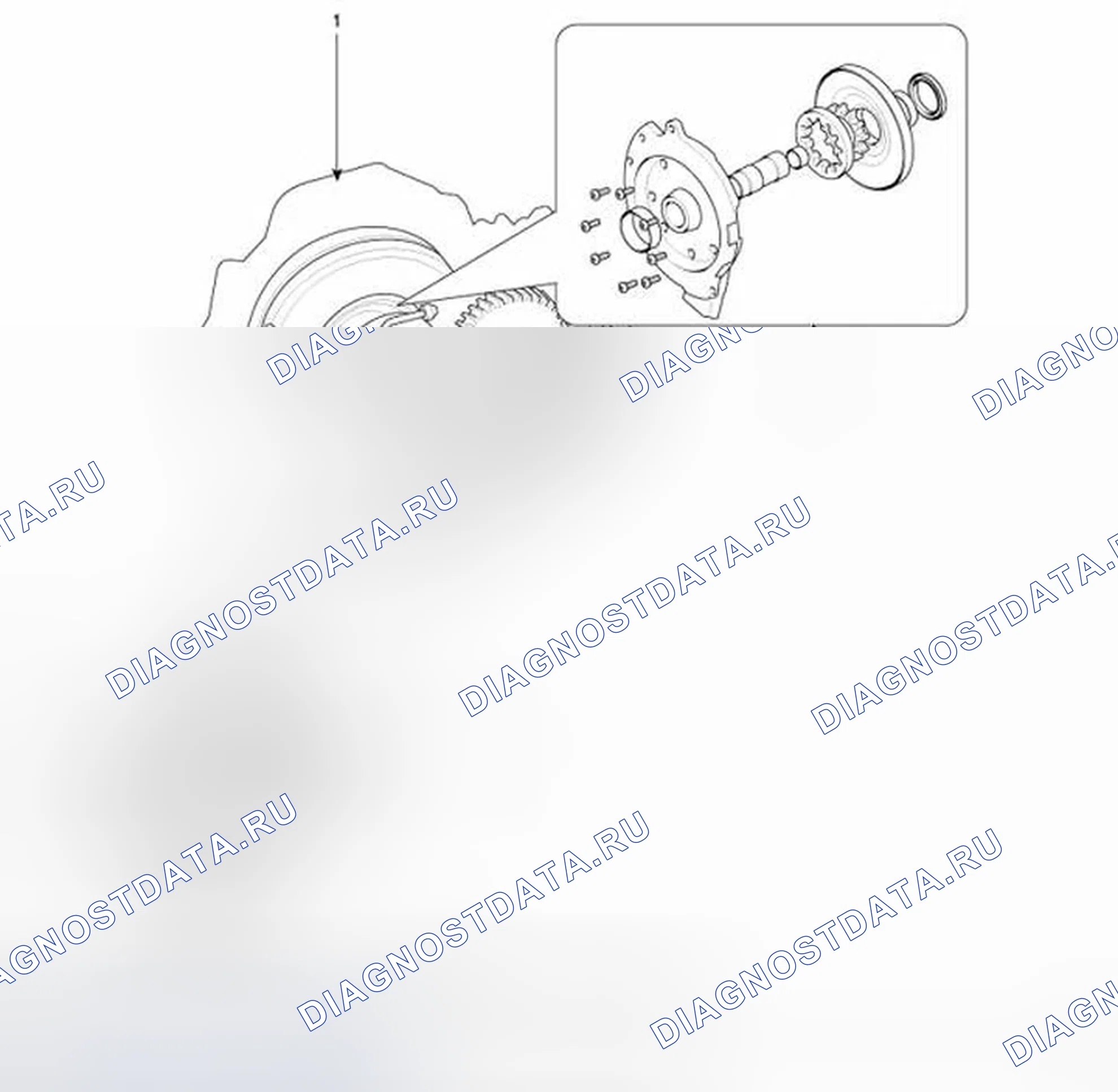 Рис. 16: Расположение компонентов. Hyundai Elantra V