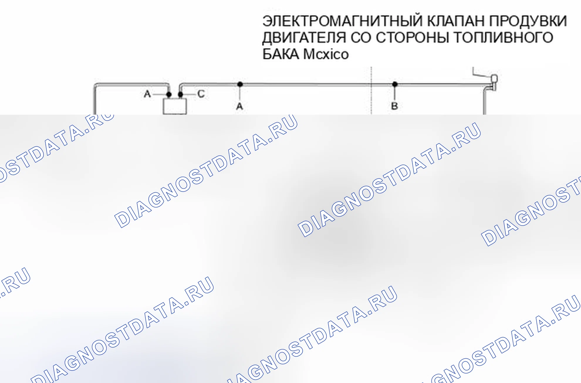Рис. 41: Идентификация быстроразъемного соединителя (система выбросов) - Мексика. Mazda 3 BL рестайлинг