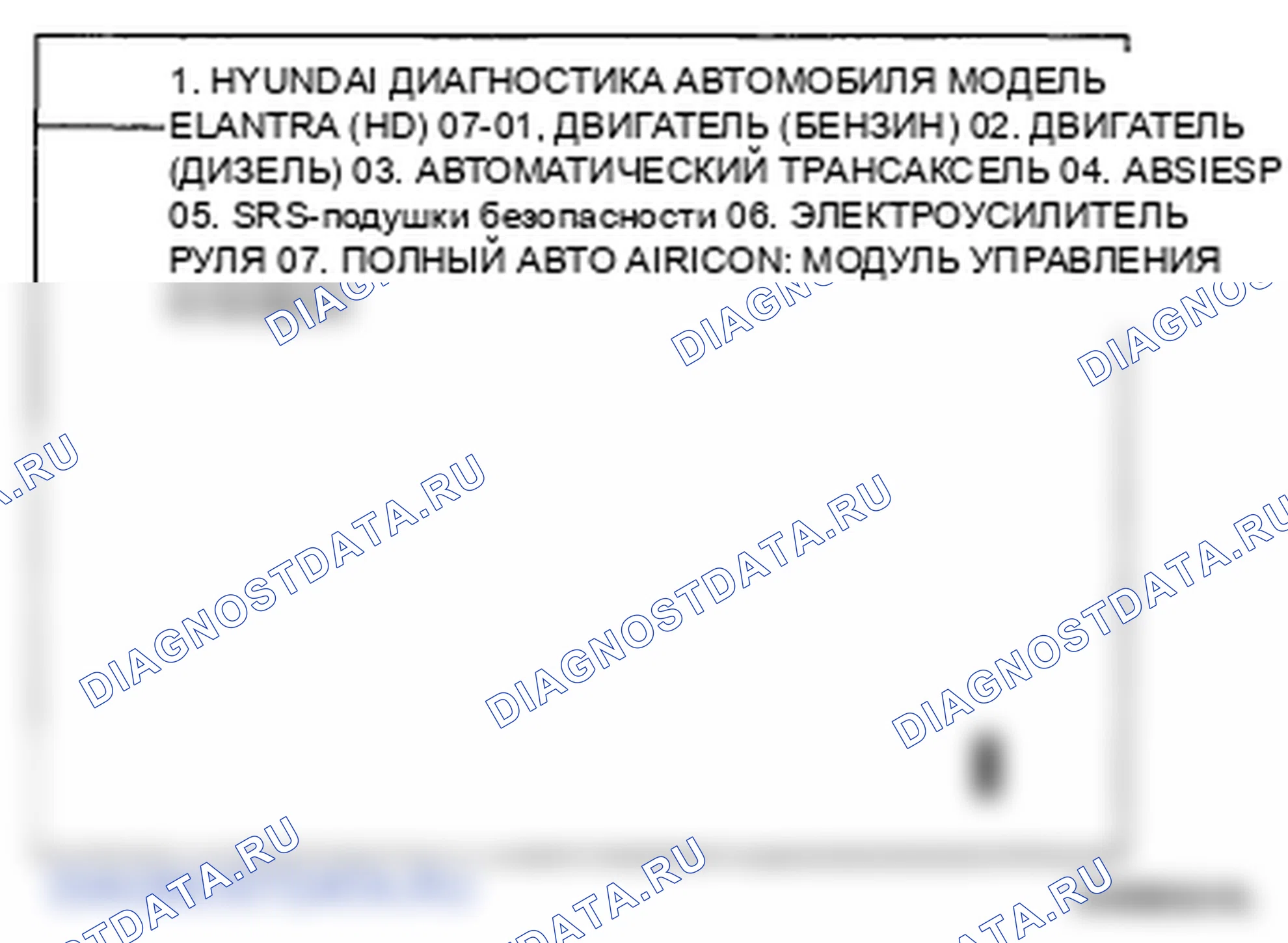 Рис. 55: ДИАГНОСТИКА BCM С ПОМОЩЬЮ СКАНЕРА. Hyundai Elantra IV