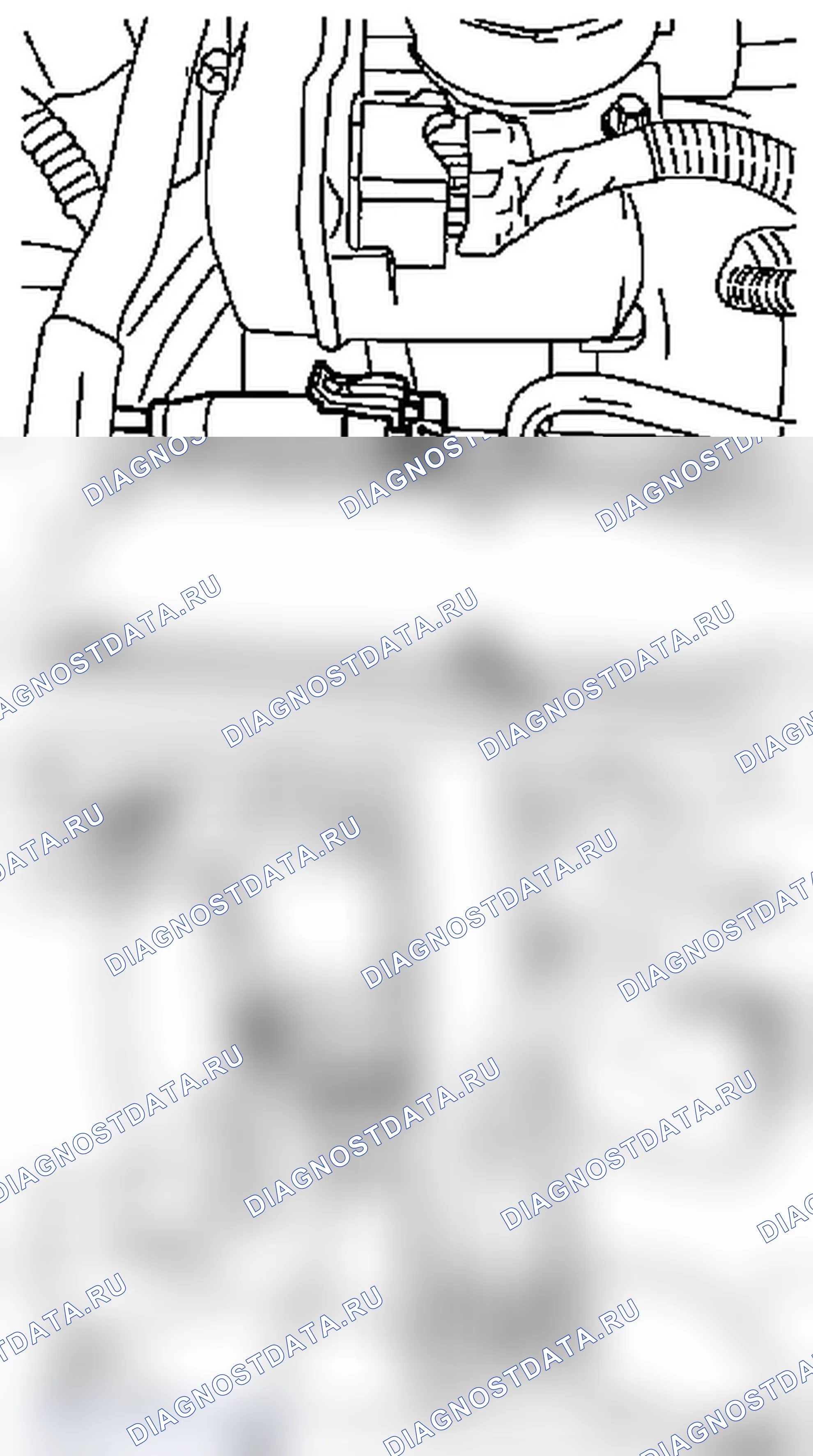 Замена датчика детонации (Z 16 XE, с кондиционером, ЛР). Opel Vectra C