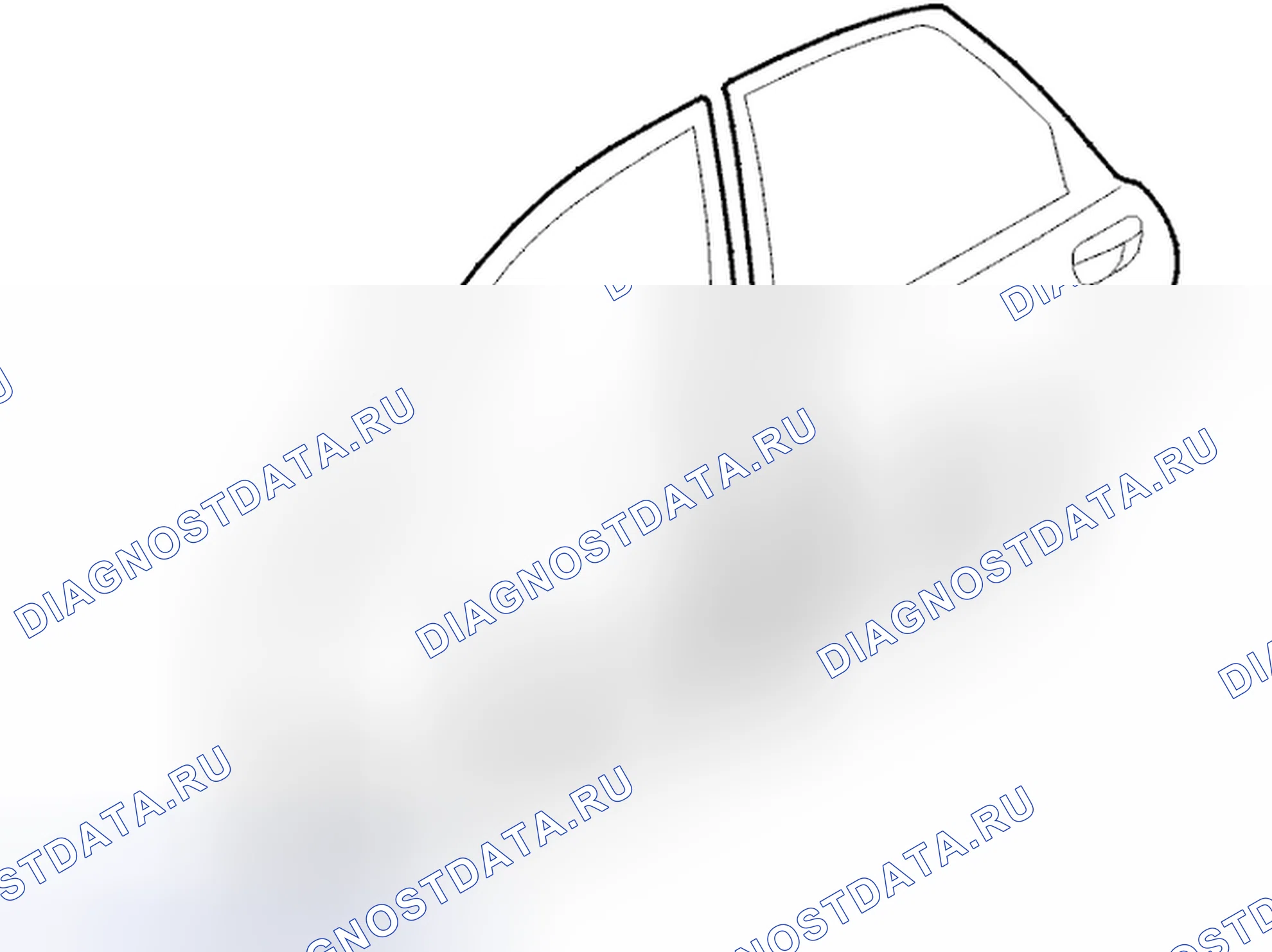 Рис. 13: Снятие обрезного молдинга. Volvo S40 I рестайлинг