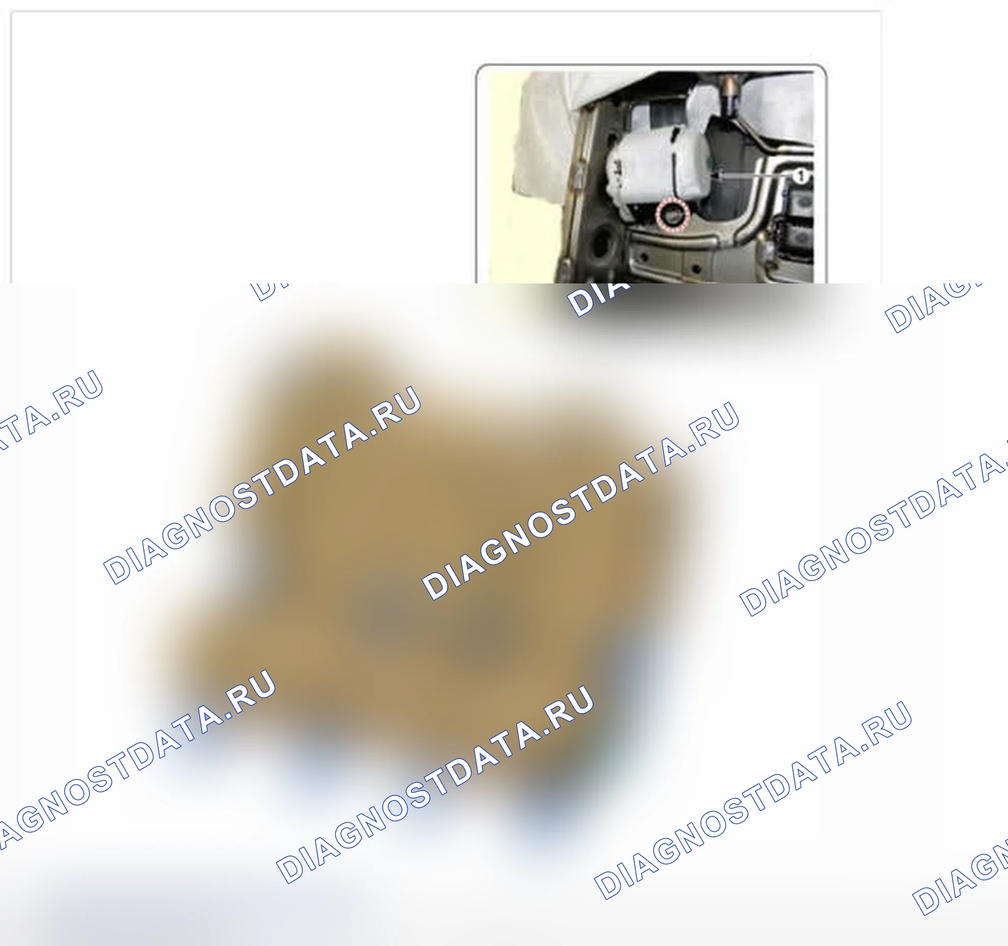 Рис. 30: Расположение компонентов. Hyundai Santa Fe III