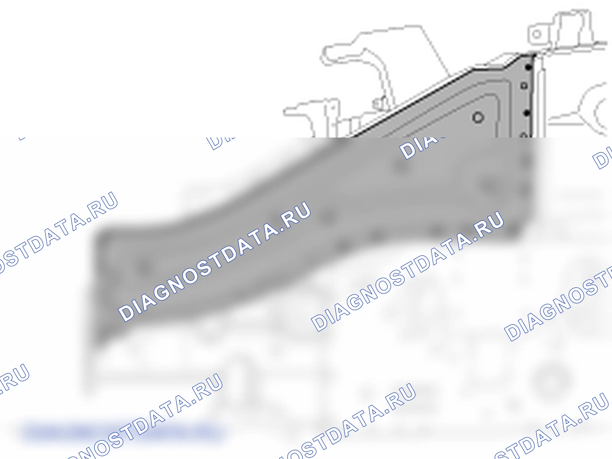 Снятие фендёра фартука верхней панели. Hyundai ix35 EL
