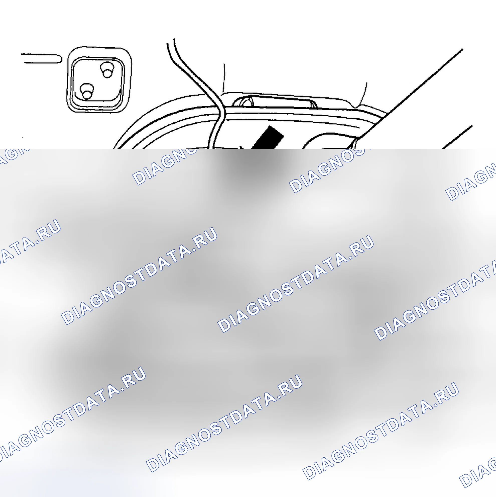 Рис. 15: Датчик кислорода на выходе. Dodge Grand Caravan IV