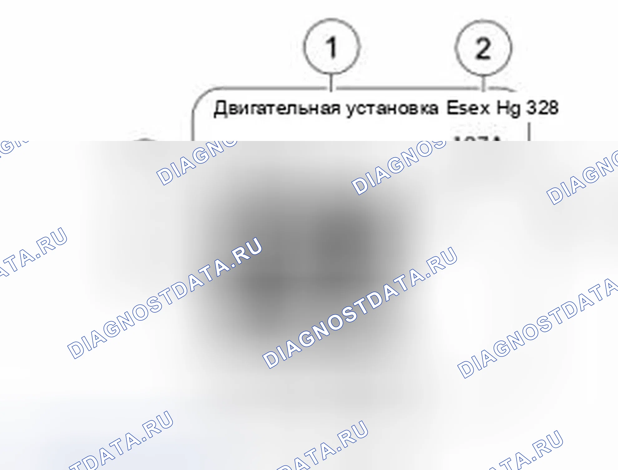 Рис. 1550: Этикетка с информацией о коде двигателя. Ford Mustang V рестайлинг