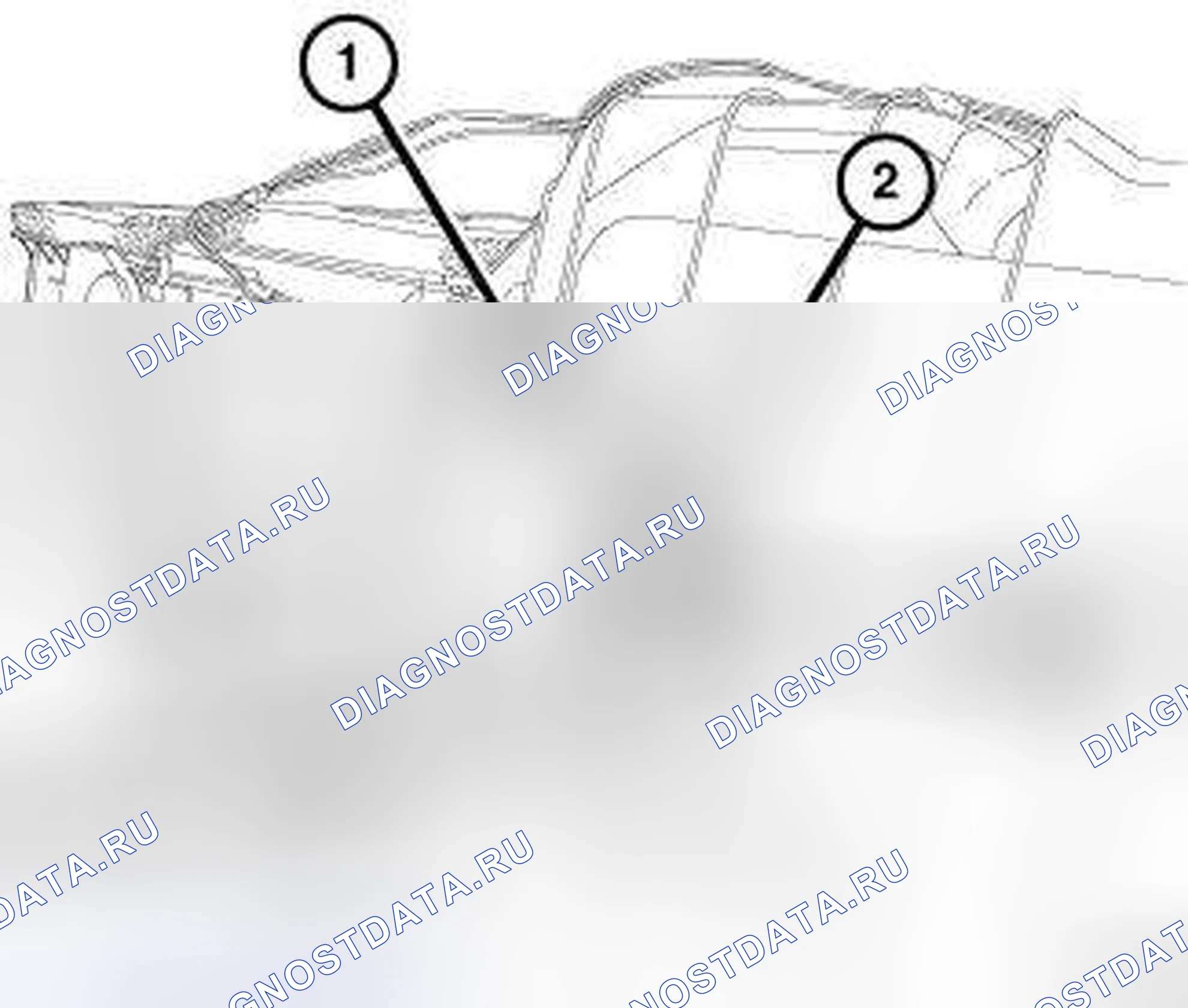 Рис. 13: СТОРОНА ДРАЙВЕРА С ОДНОЙ / ДВУМЯ ЗОНАМИ. RAM Pickup 2500 