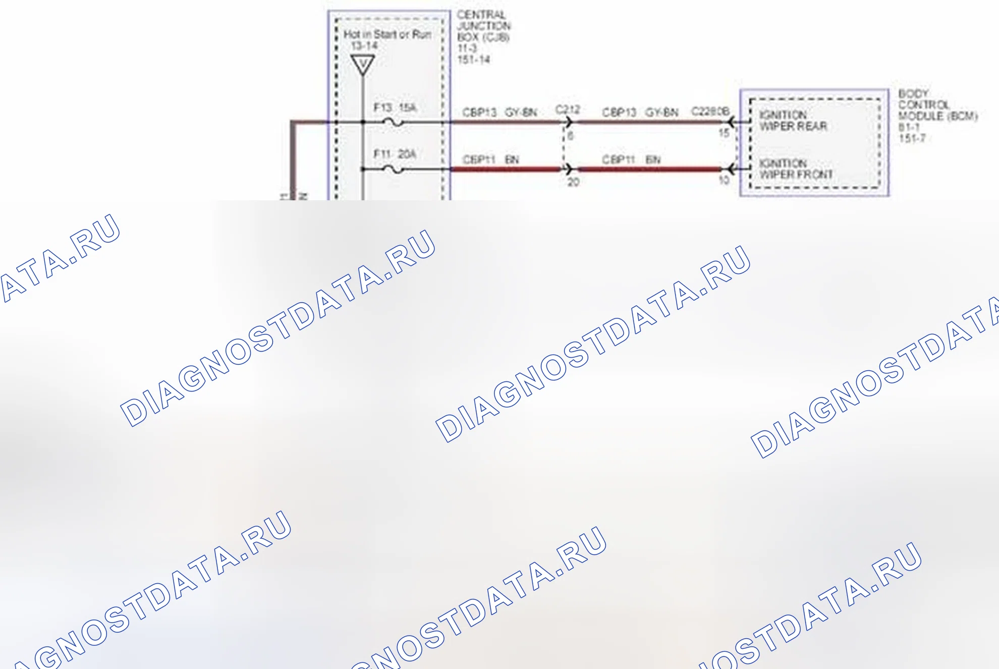 Рис. 332: F11, F13, F24. Ford Fiesta Mk6