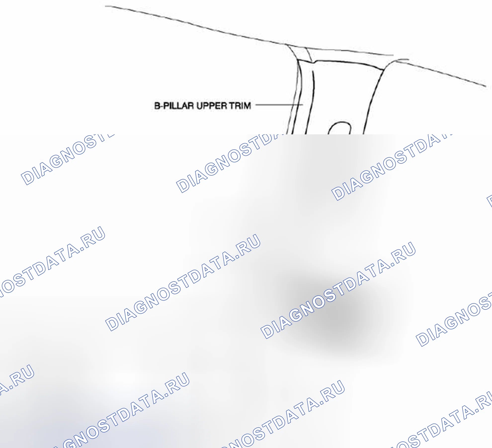 Рис. 89: СНЯТИЕ / УСТАНОВКА ВЕРХНЕЙ облицовки СТОЙКИ B. Honda Civic IX рестайлинг