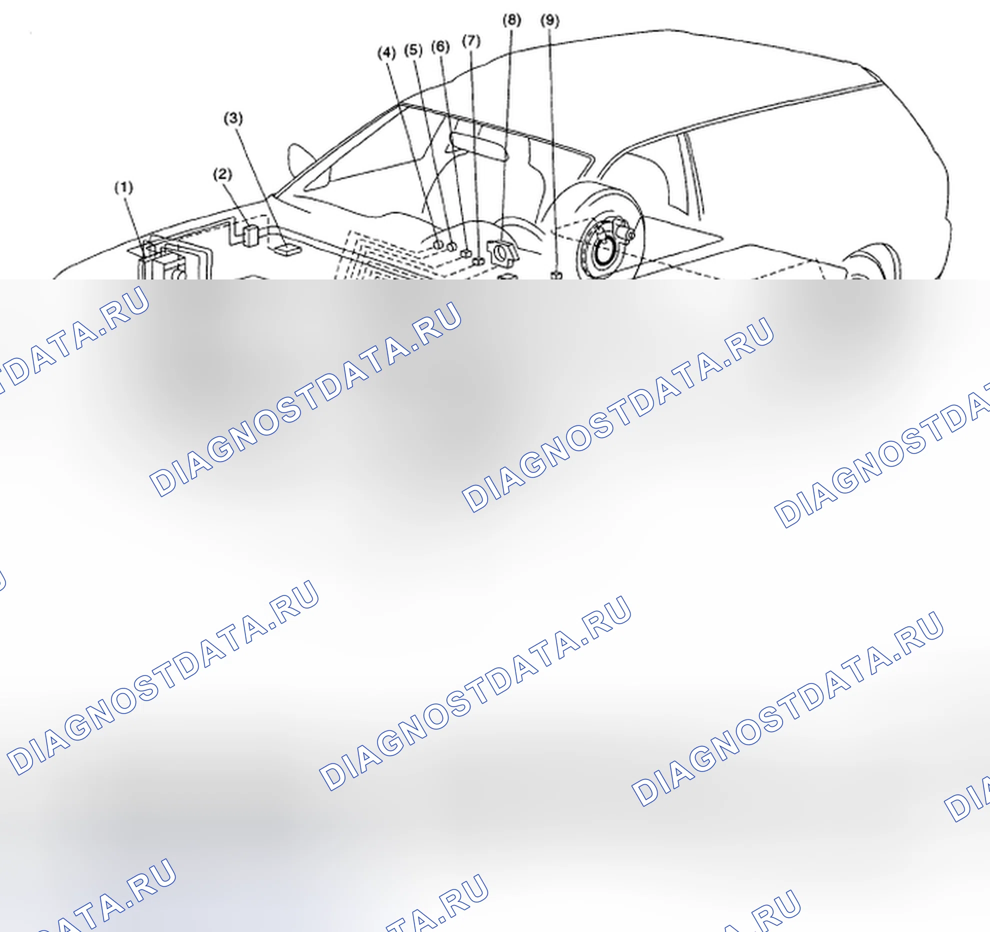 Рис. 64: РАСПОЛОЖЕНИЕ. Subaru Outback BP рестайлинг