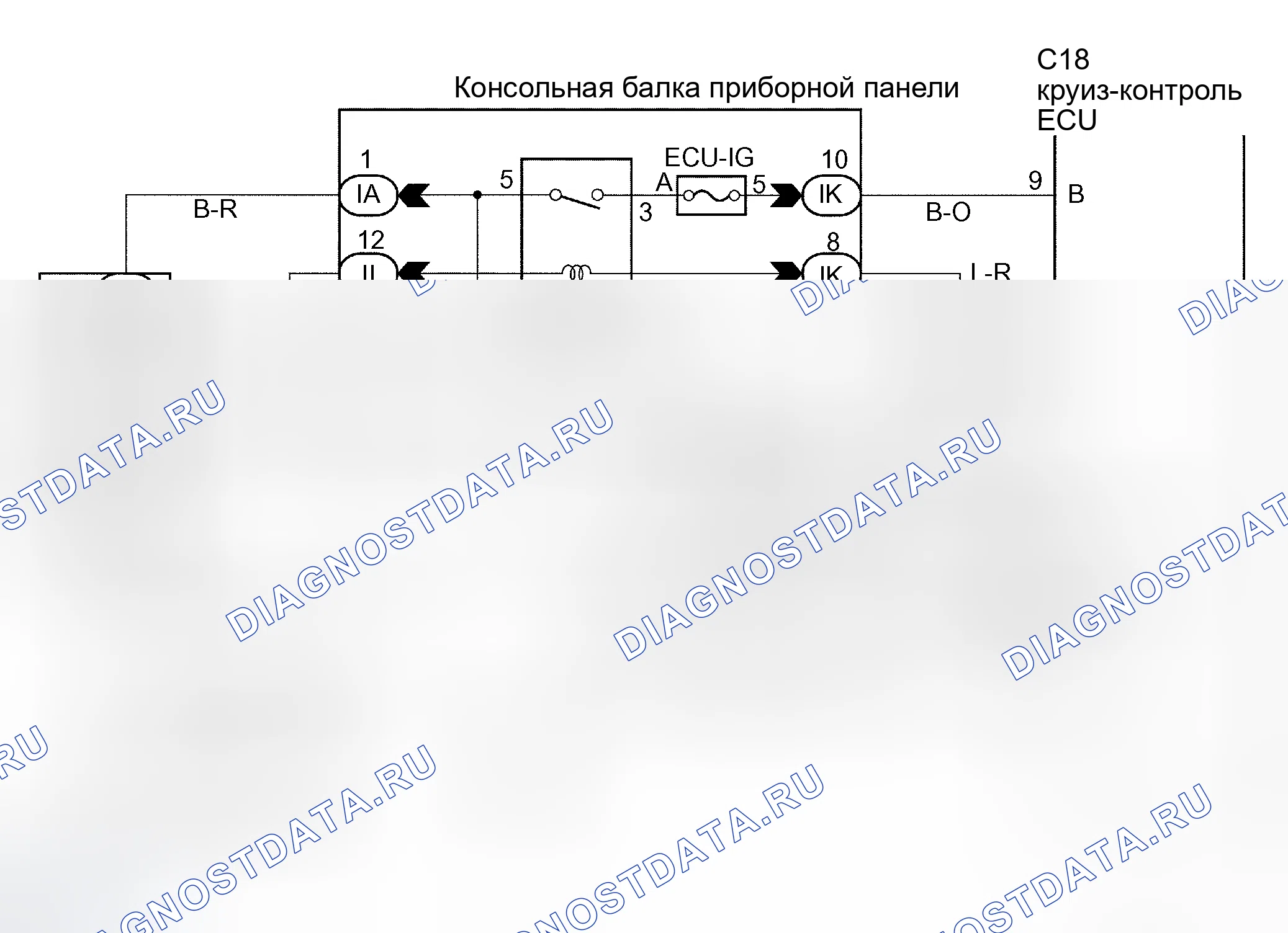Рис. 50: электросхема. Toyota Celica T230 рестайлинг