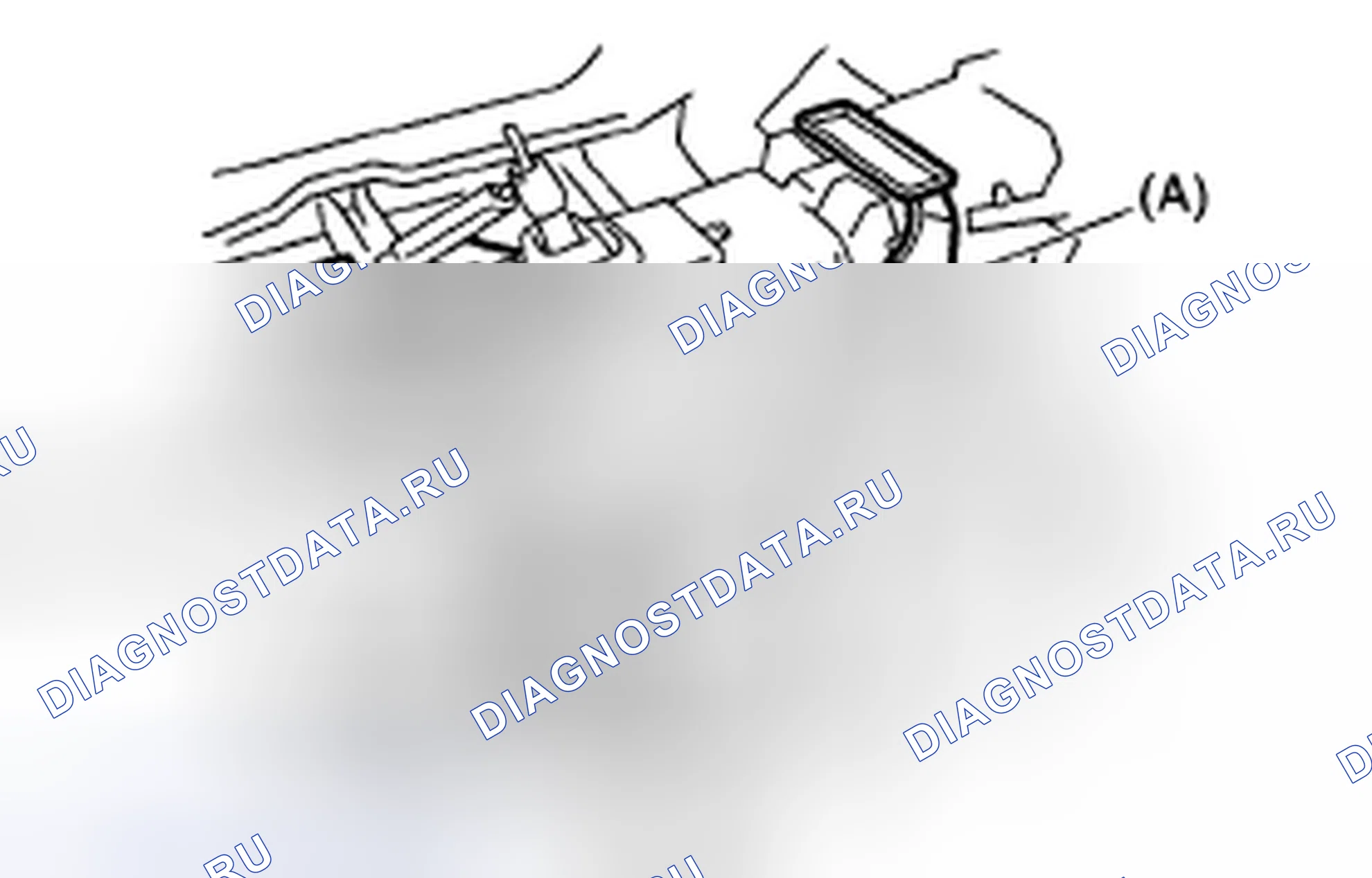 Рис. 56: ВОЗДУХОВОД ЗАДНЕГО ОТОПИТЕЛЯ. Subaru Impreza GH